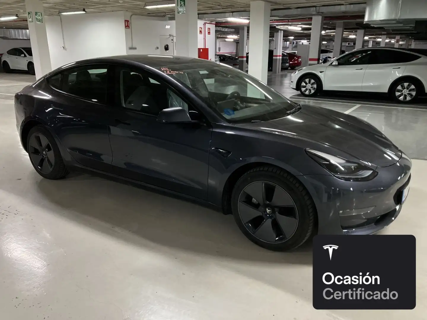 Tesla Model 3 Long Range AWD Plateado - 2