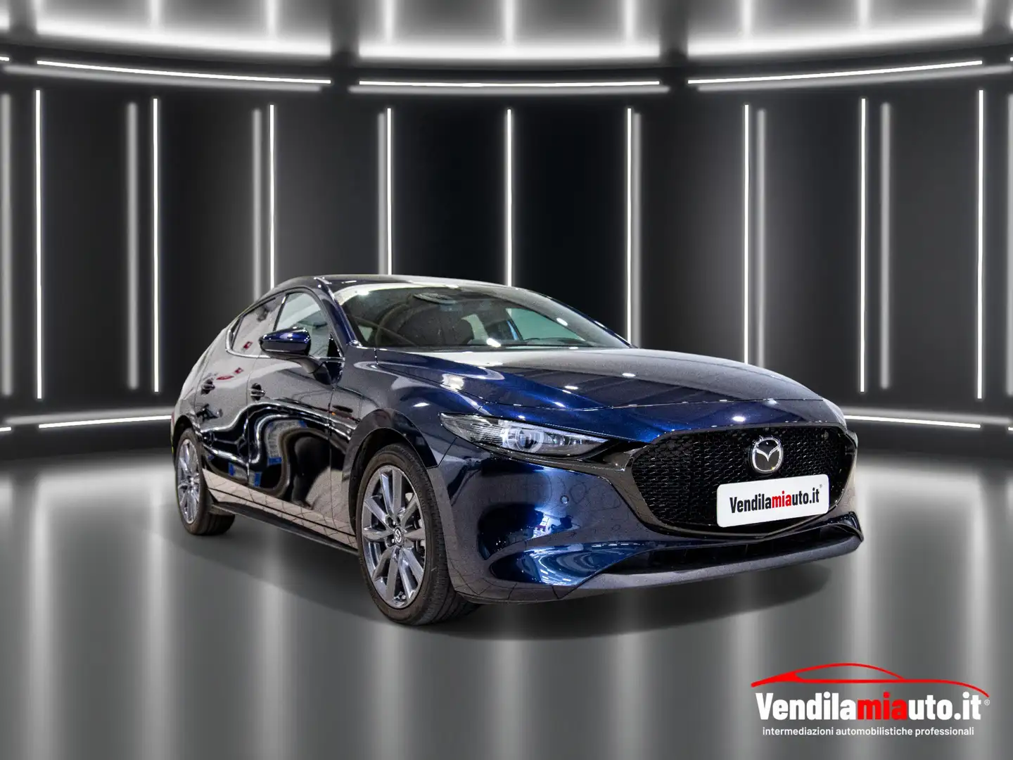 Mazda 3 5p 2.0 m-hybrid Exceed 186cv 6at Blauw - 1