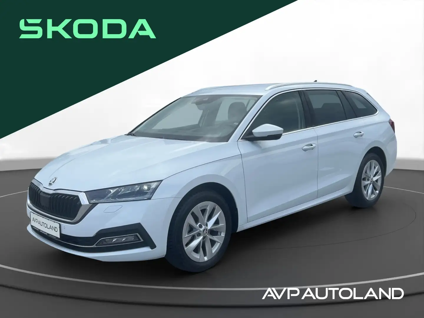 Skoda Octavia COMBI 2.0 TDI DSG STYLE | NAVI | LED | Weiß - 1