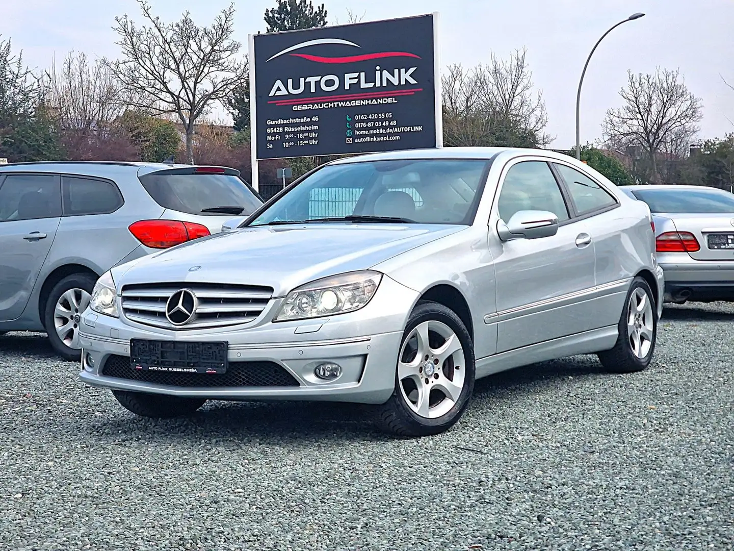 Mercedes-Benz CLC (XENON/TLEDER/PDC V+H/SHZ) Argent - 1