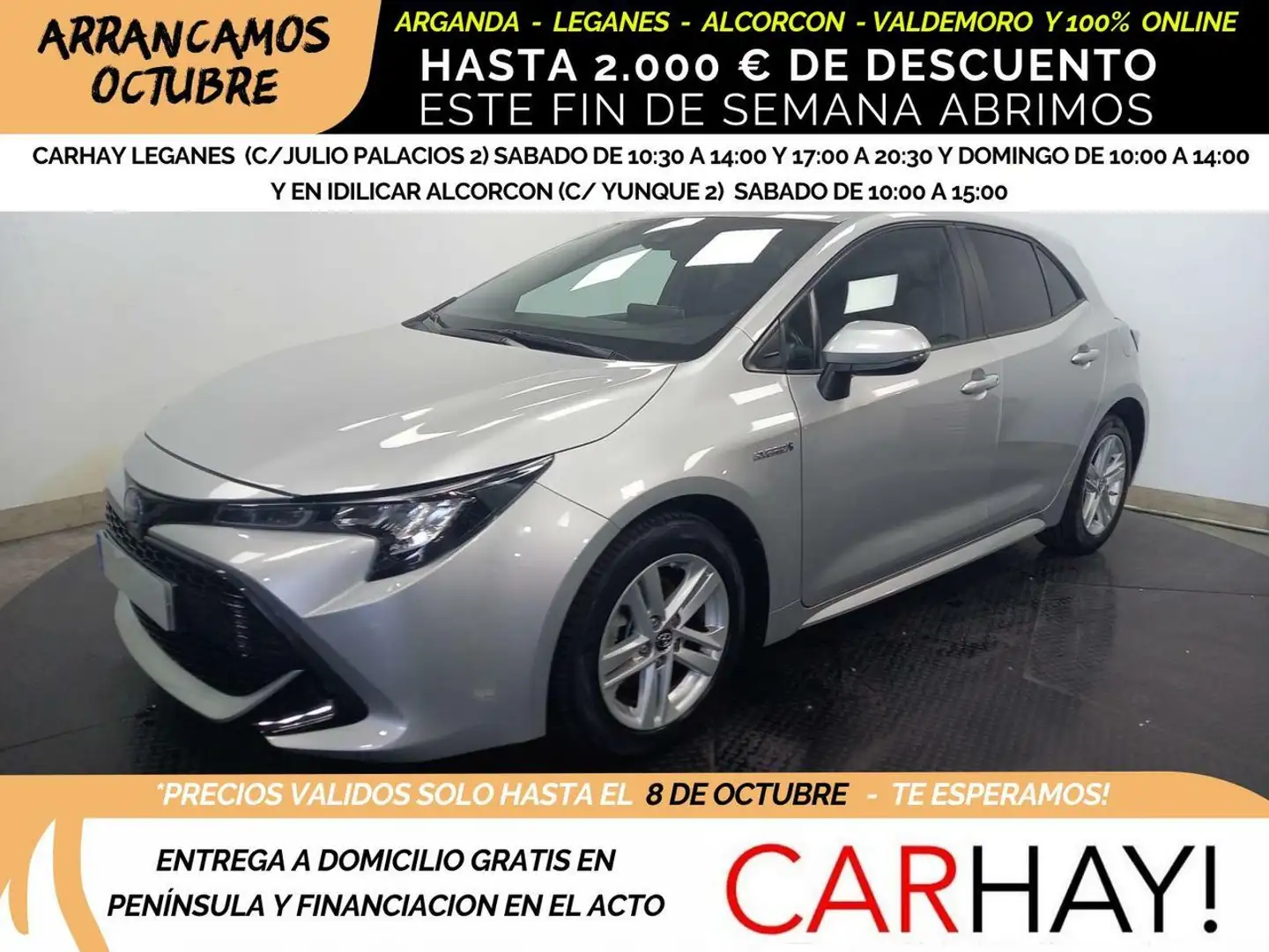Toyota Corolla 1.8 125H BUSINESS PLUS E-CVT Grijs - 1