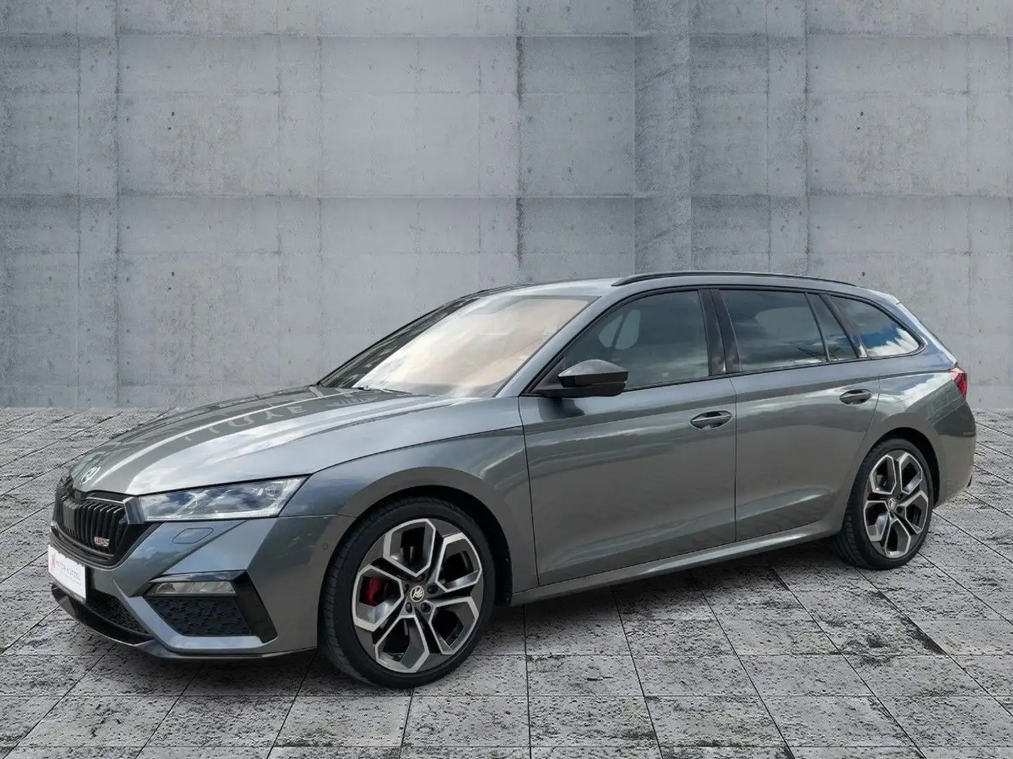 Skoda Octavia Combi RS 2.0 TDI 4x4 DSG MATRIX+NAVI+AHK Grijs - 2