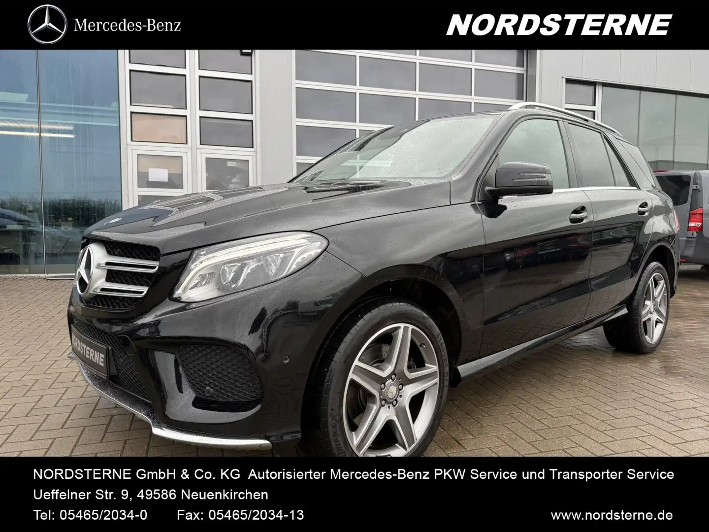Mercedes-Benz GLE 250 GLE 250 d AMG Line AHK Comand LED-ILS Vollleder Schwarz - 1
