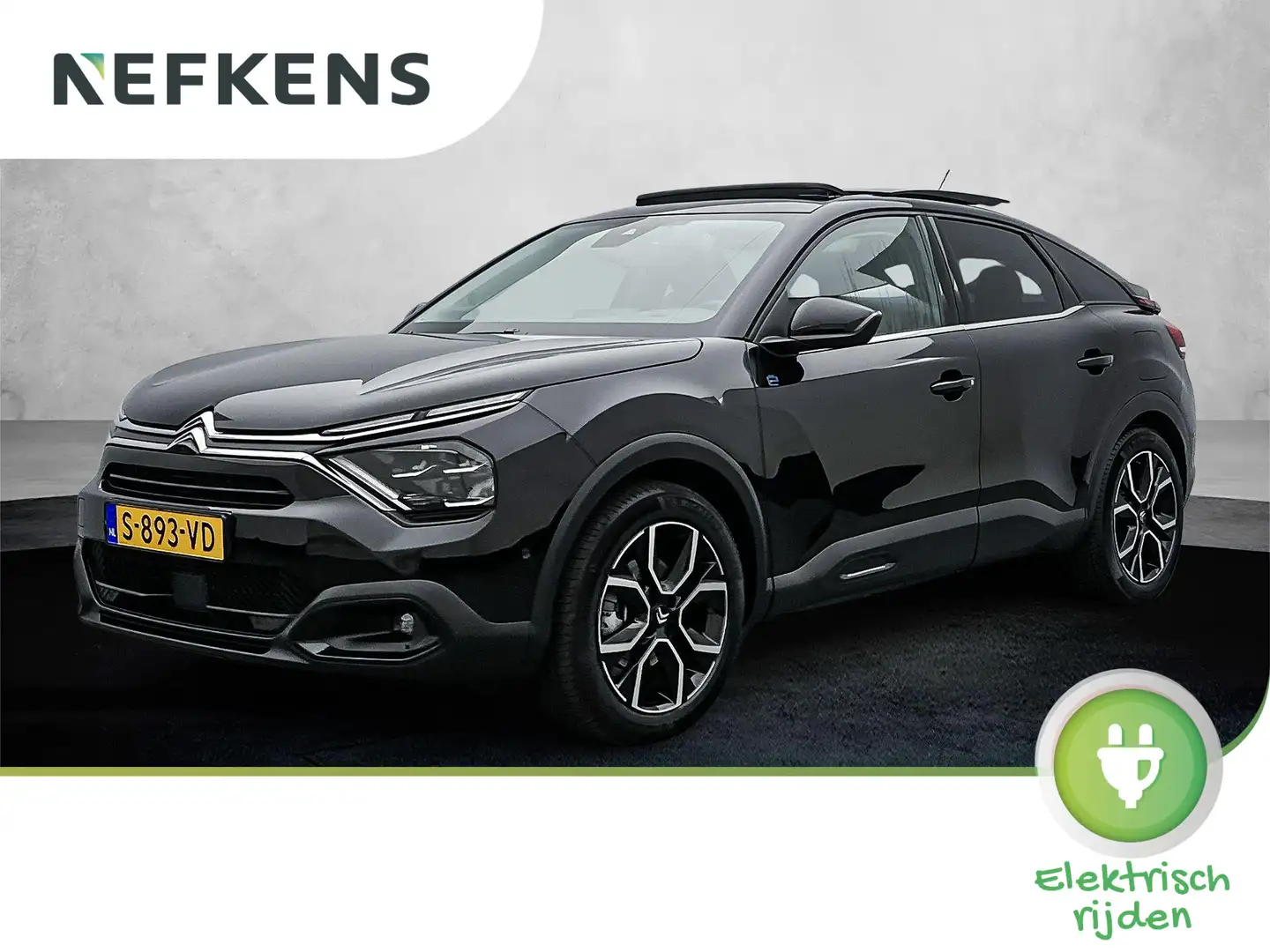 Citroen E-C4 Electric EV Shine 50 kWh 136 pk | Elektrisch Glazen Panoram Noir - 1