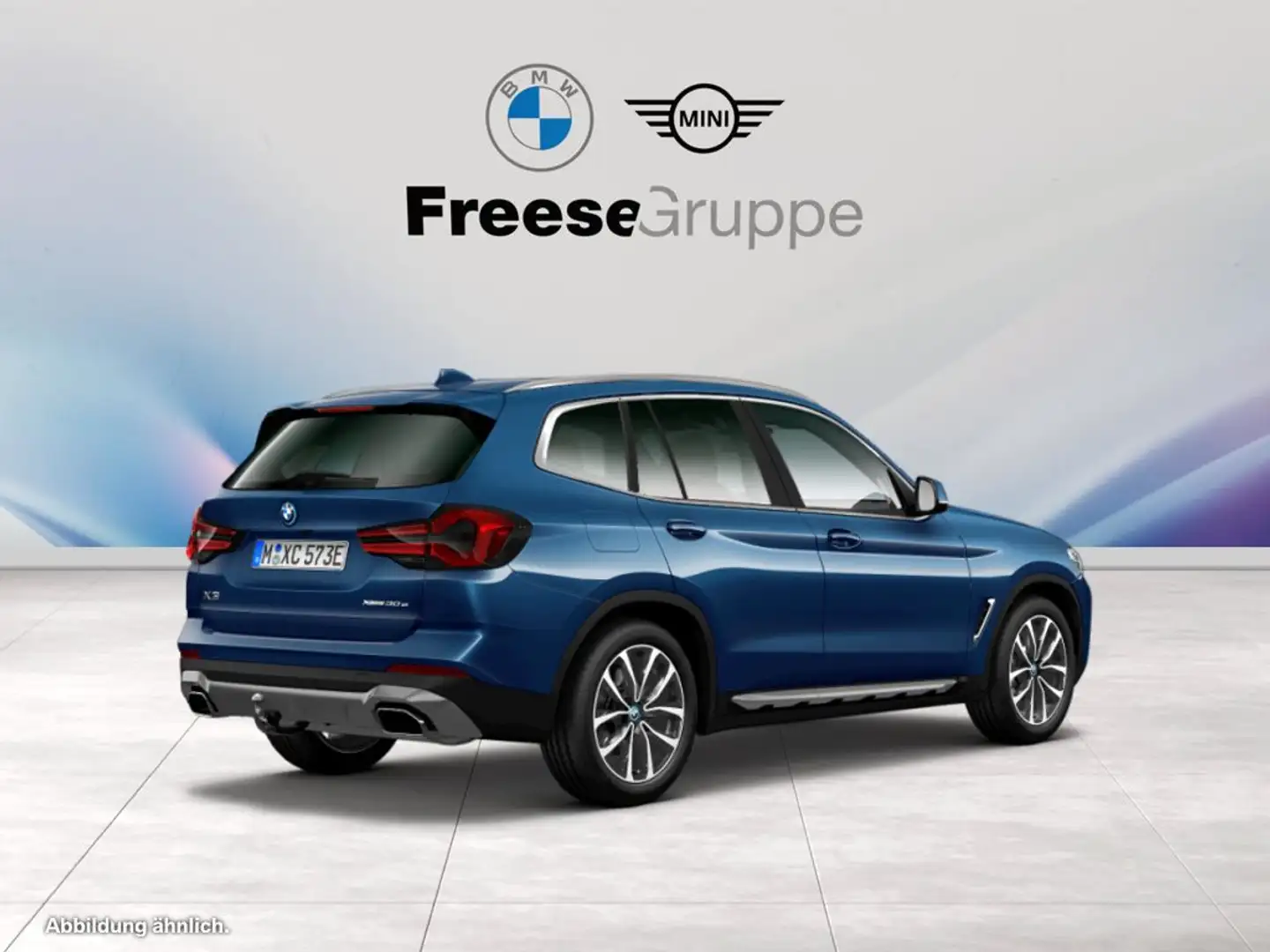 BMW X3 xDrive30e Head-Up HK HiFi DAB WLAN Pano.Dach Bleu - 2