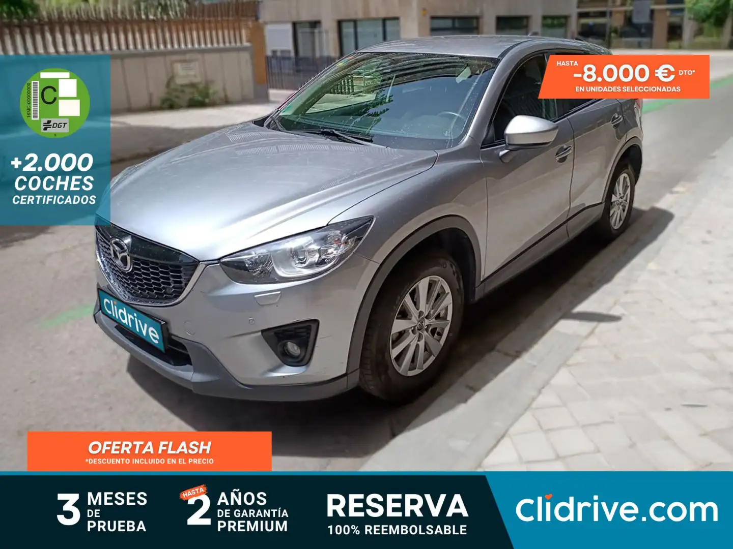 Mazda CX-5 2.2DE Style 2WD Gris - 1