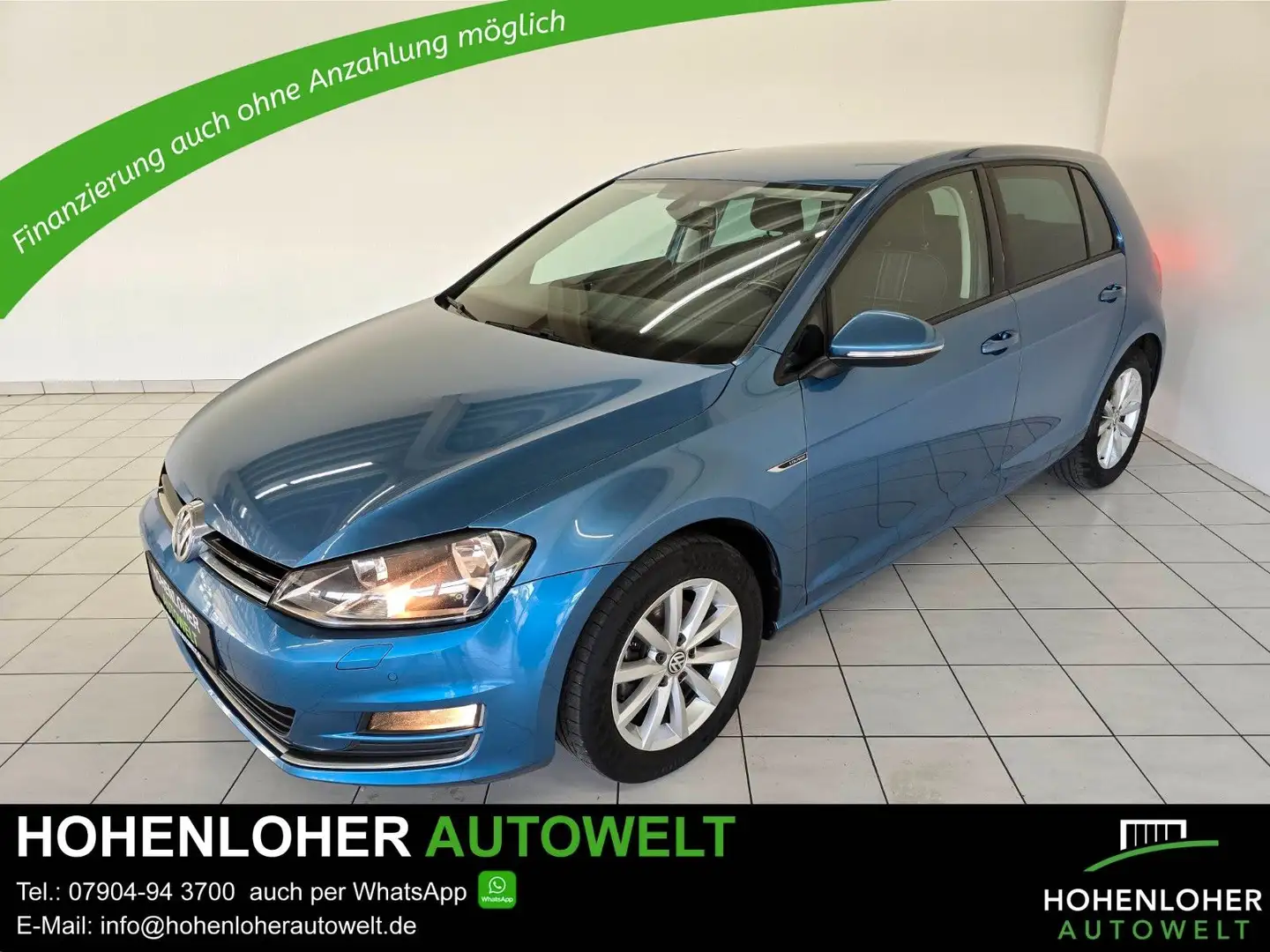 Volkswagen Golf VII Lounge *LM*PDC*SHZ*Tempomat*Climatronic Bleu - 1