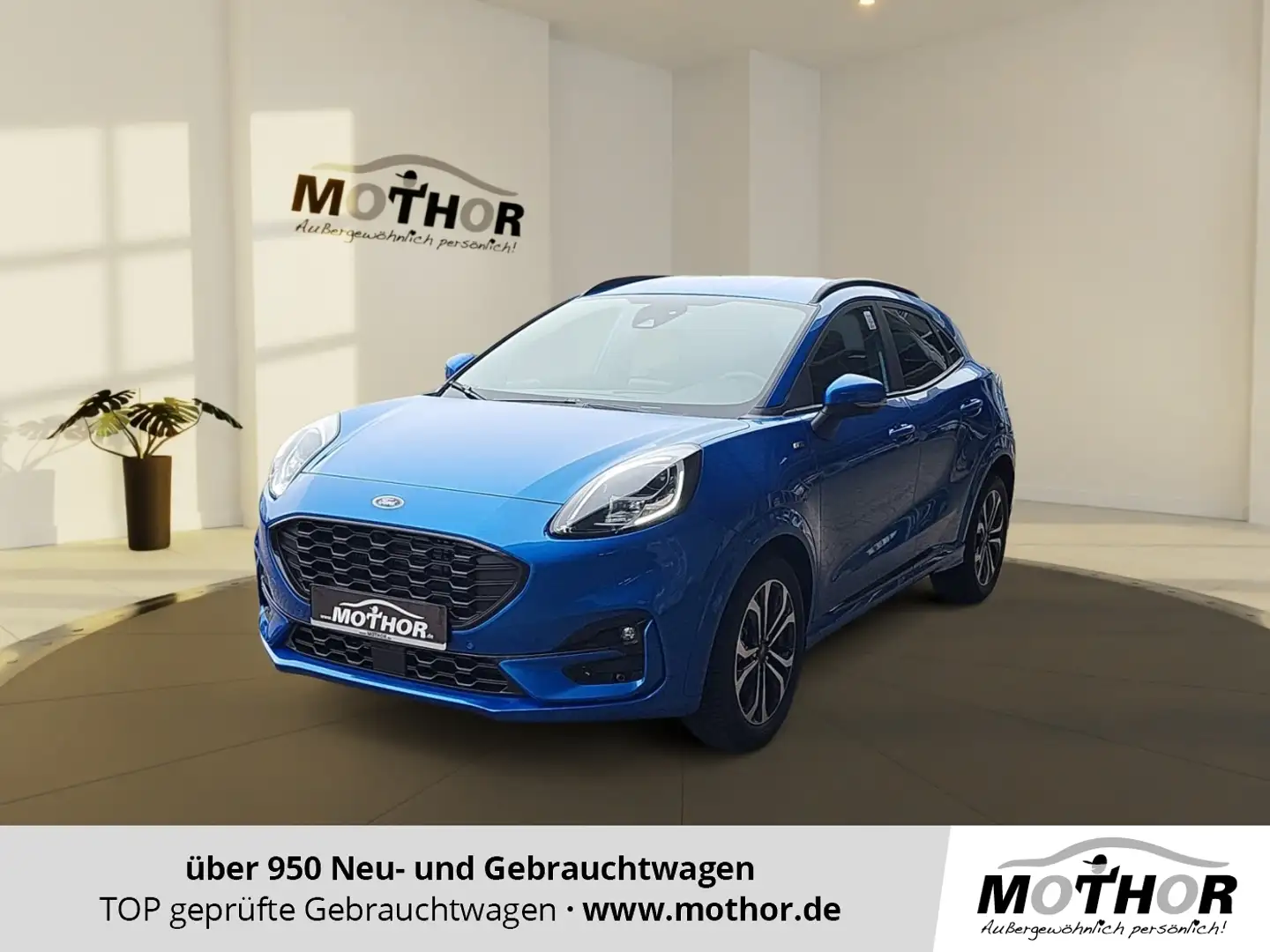 Ford Puma ST-Line 1.0 EcoBoost Klima  GJR Blauw - 1