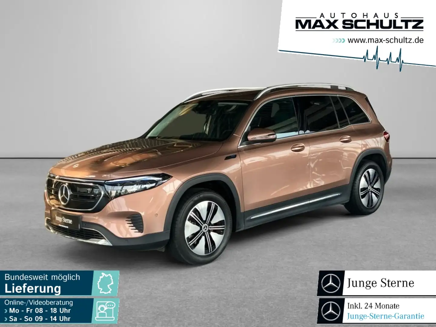 Mercedes-Benz EQB 300 4MATIC LED*MBUX*FAP*DISTRONIC*PDC*RFK Gold - 1