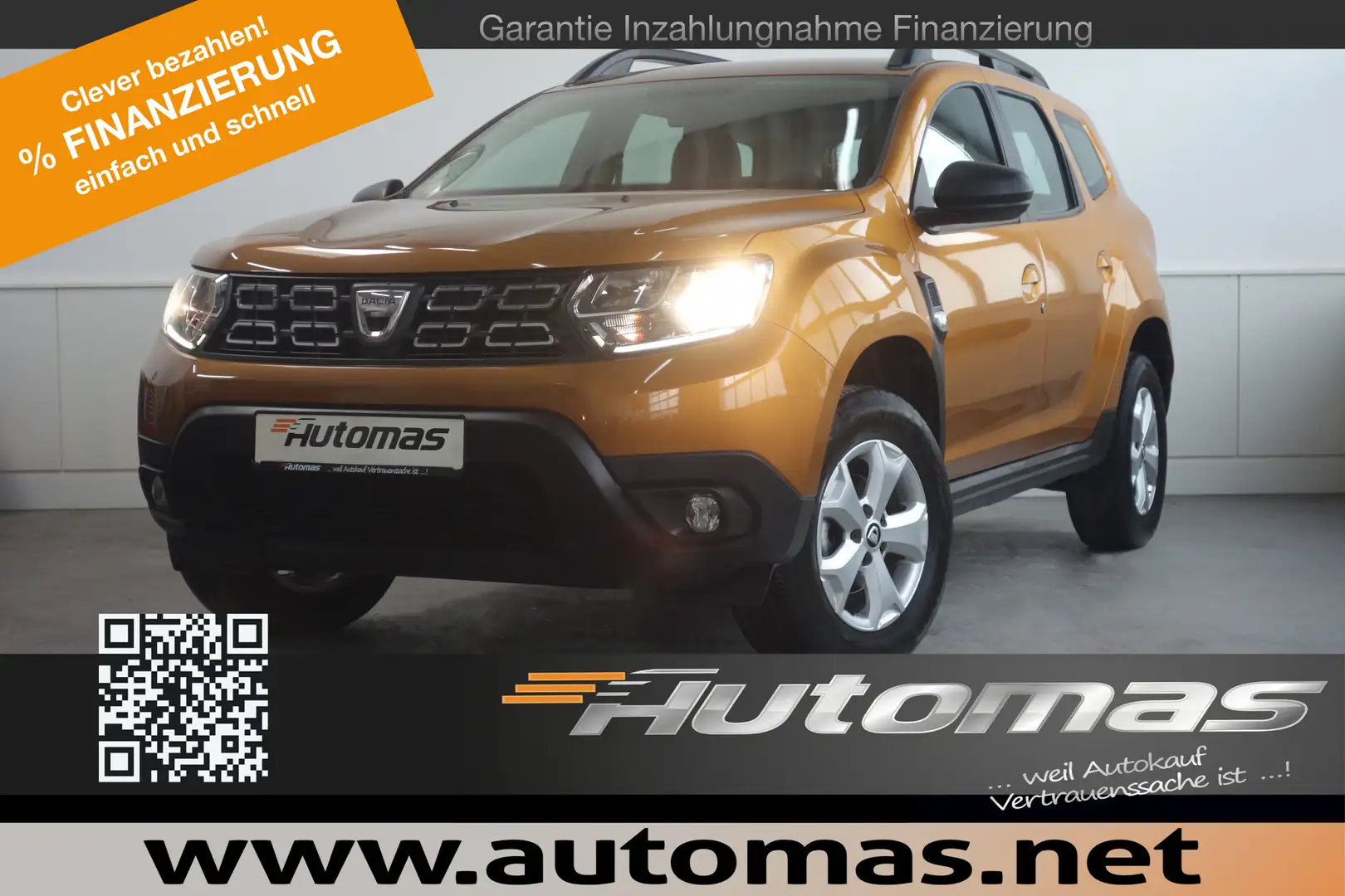 Dacia Duster Comfort LPG Klima SHZ PDC TM Alu Orange - 1