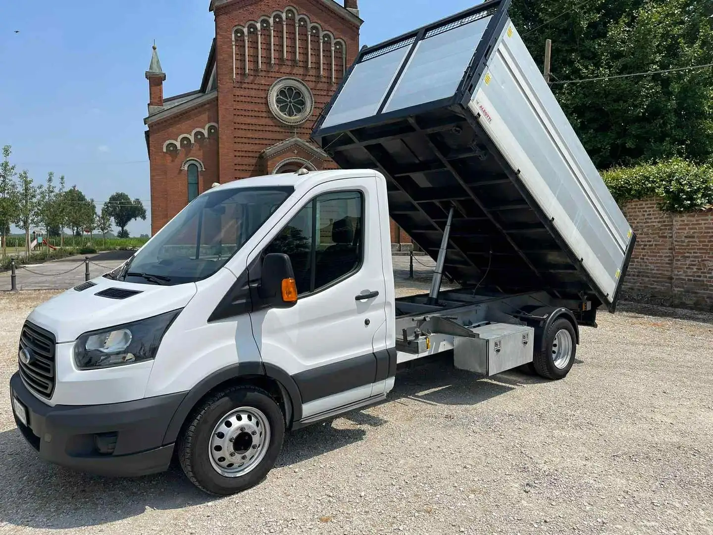 Ford Transit 350 2.0TDCi EcoBlue 130CV RIBALTABILE TRILATERALE Bianco - 1