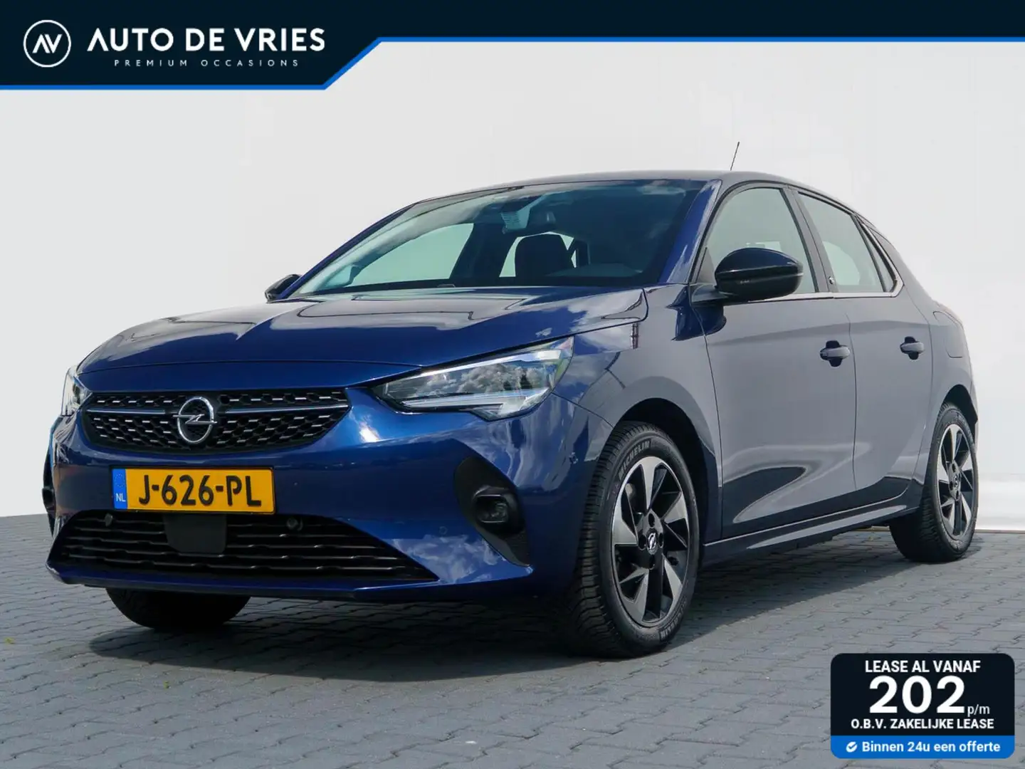 Opel Corsa-e Elegance 50 kWh 3-fase SOH 99% | Navigatie | Matri Albastru - 1