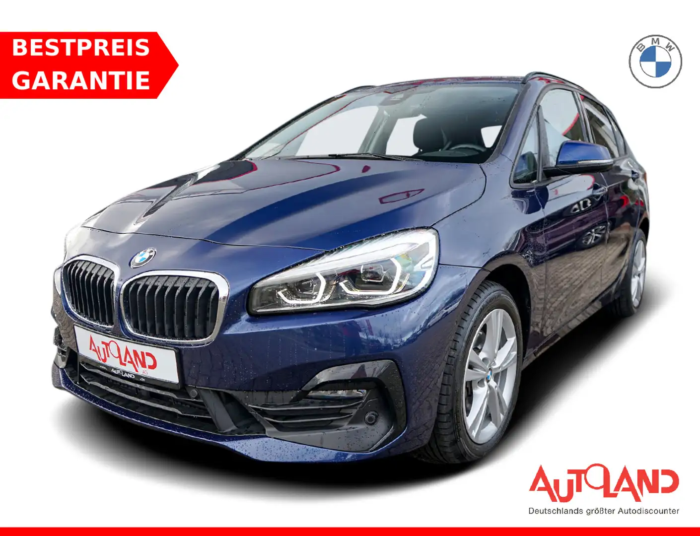 BMW 218 218d Advantage LED Navi PDC AHK Blau - 1