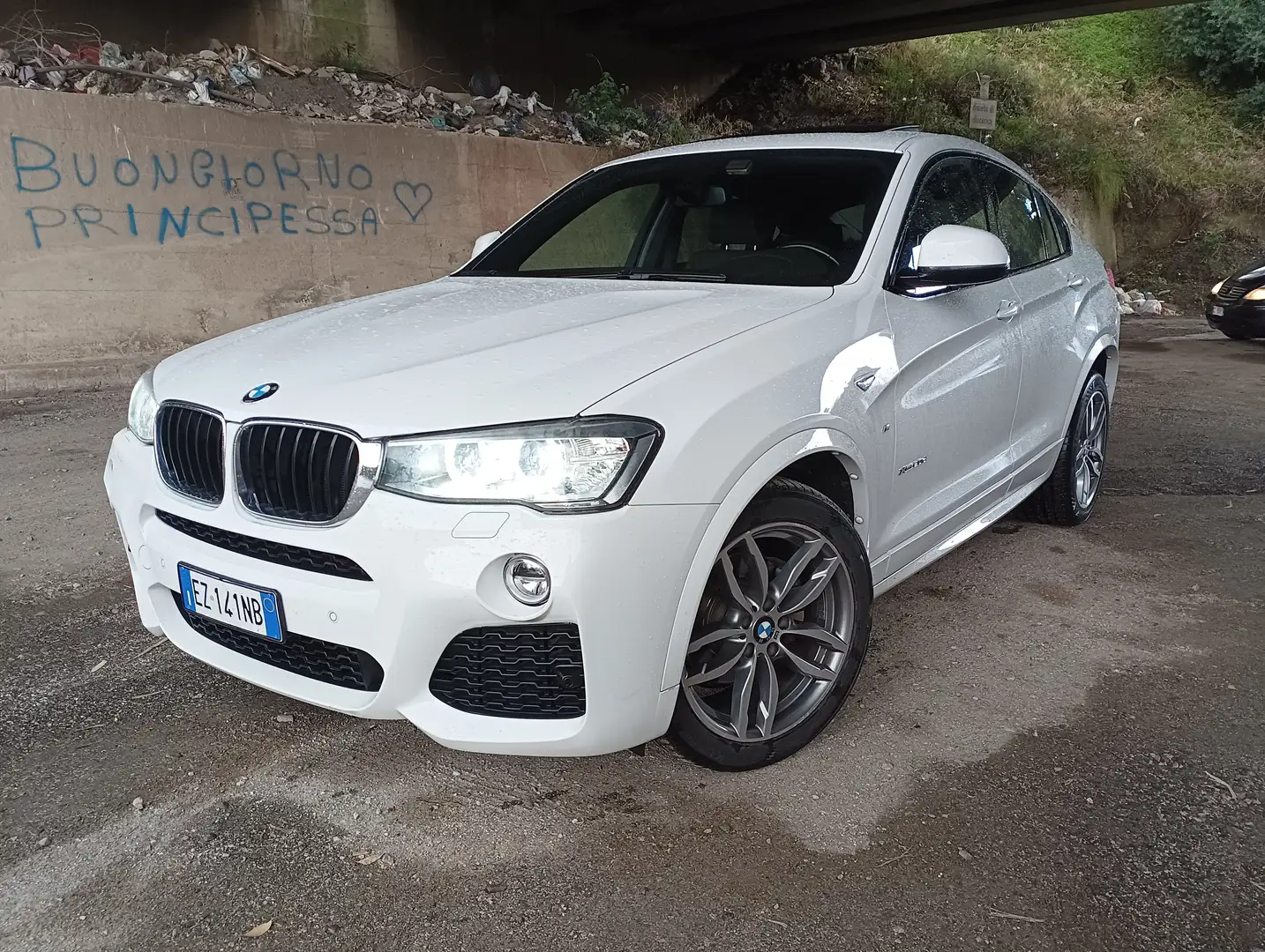 BMW X4 X4 xdrive20d Msport FULL OPTIONAL KM CERTIFICATI Bianco - 1