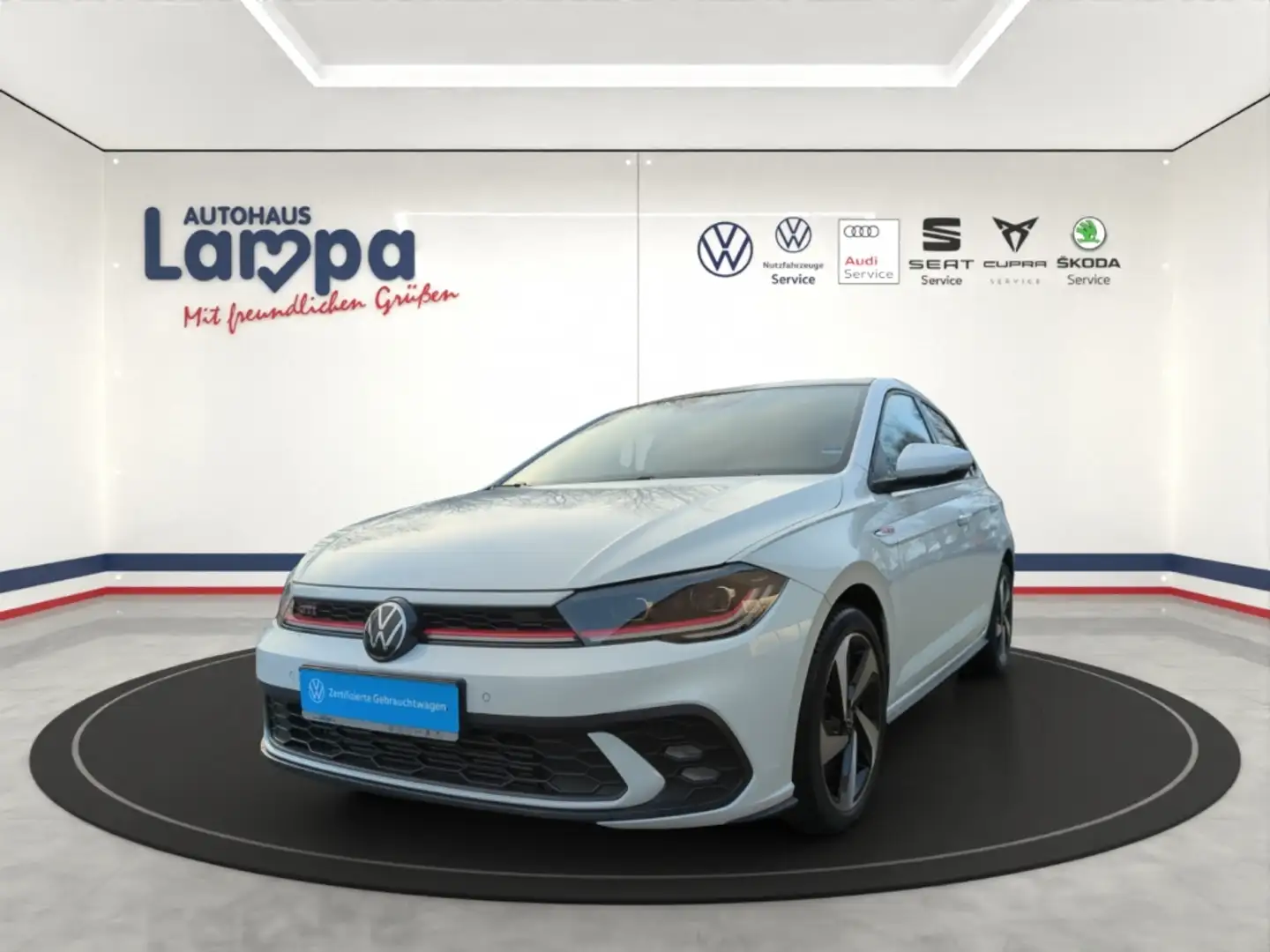 Volkswagen Polo GTI VI 2.0 TSI DSG NAV,RFK,SHZ,ACC,DAB+,Matrix-LED Blanc - 1