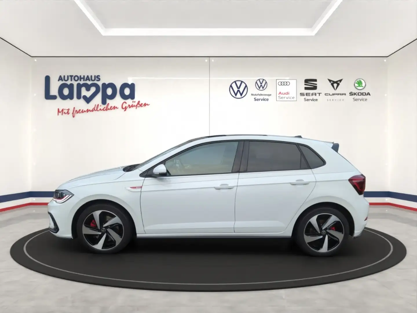 Volkswagen Polo GTI VI 2.0 TSI DSG NAV,RFK,SHZ,ACC,DAB+,Matrix-LED Blanc - 2