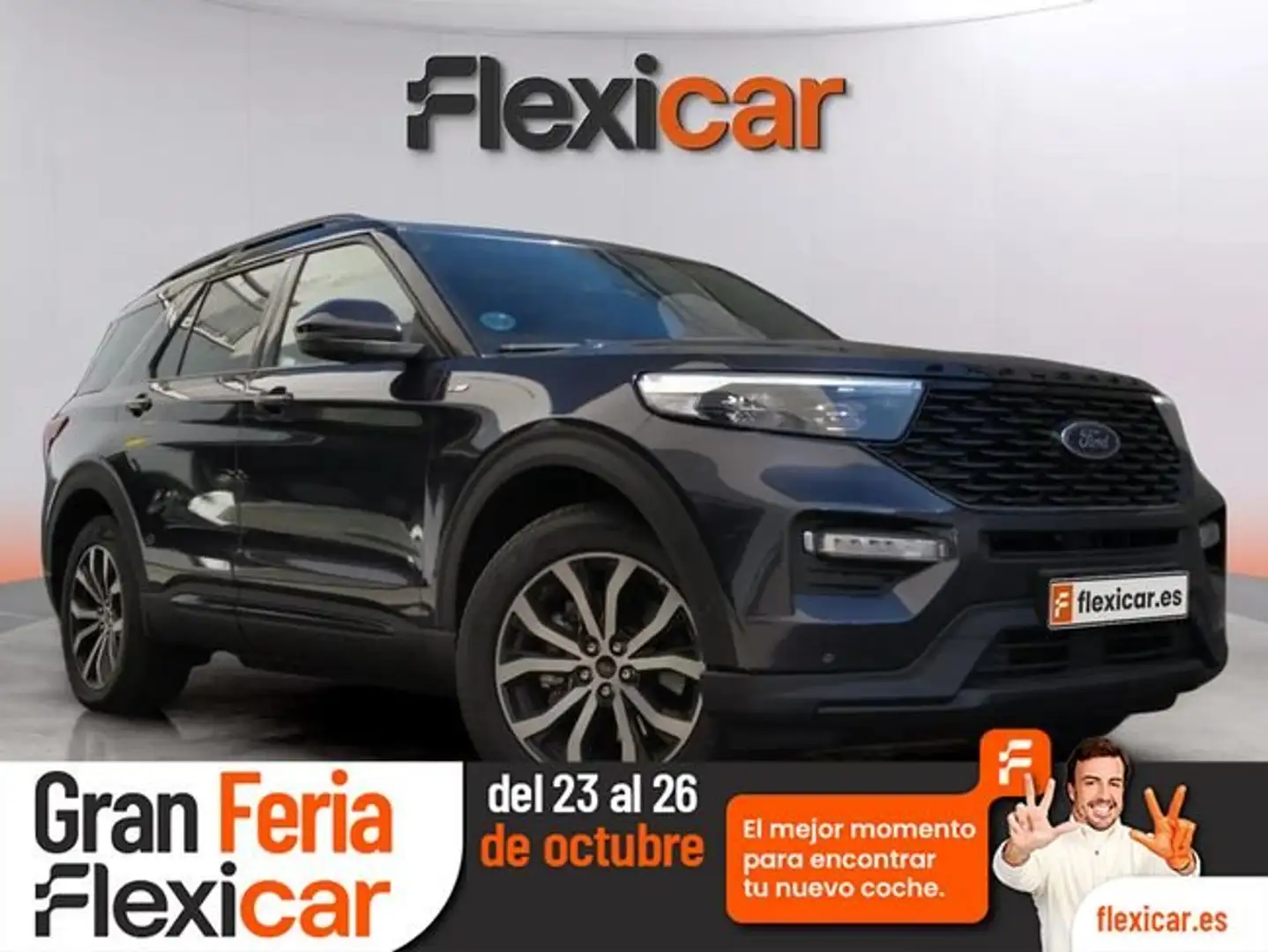 Ford Explorer 3.0 PHEV AWD ST-Line Bleu - 1
