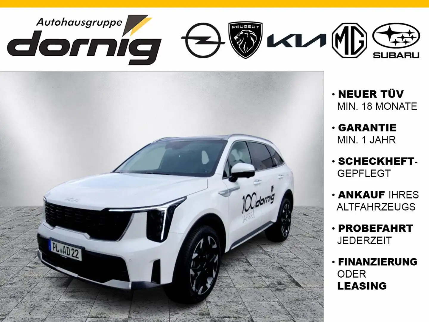 Kia Sorento 2.2 CRDi Platinum DCT8 AWD Bílá - 1