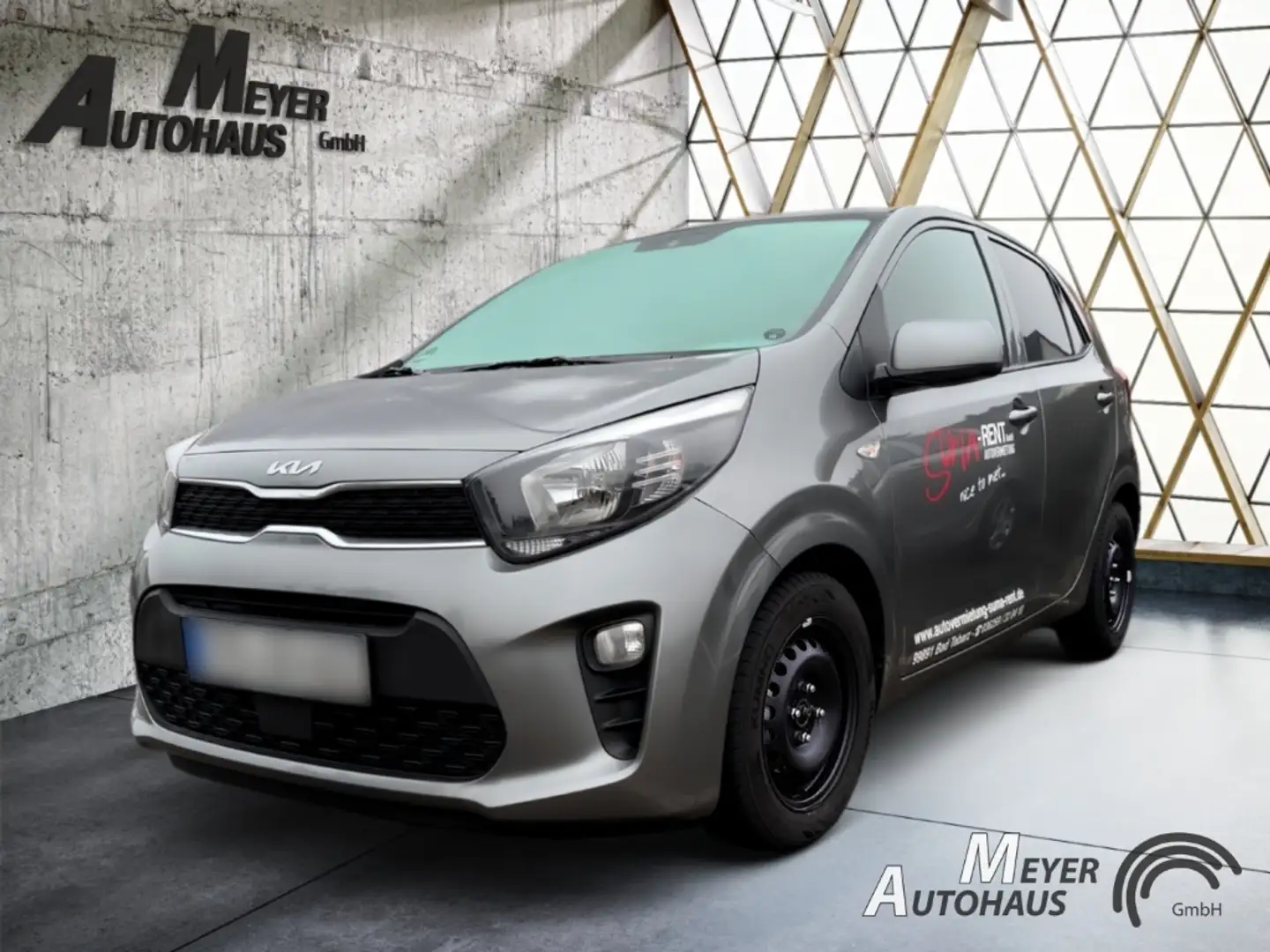 Kia Picanto 1.2 Vision Navi+Klimaautom+DAB+Rückfahrkam. Grau - 1