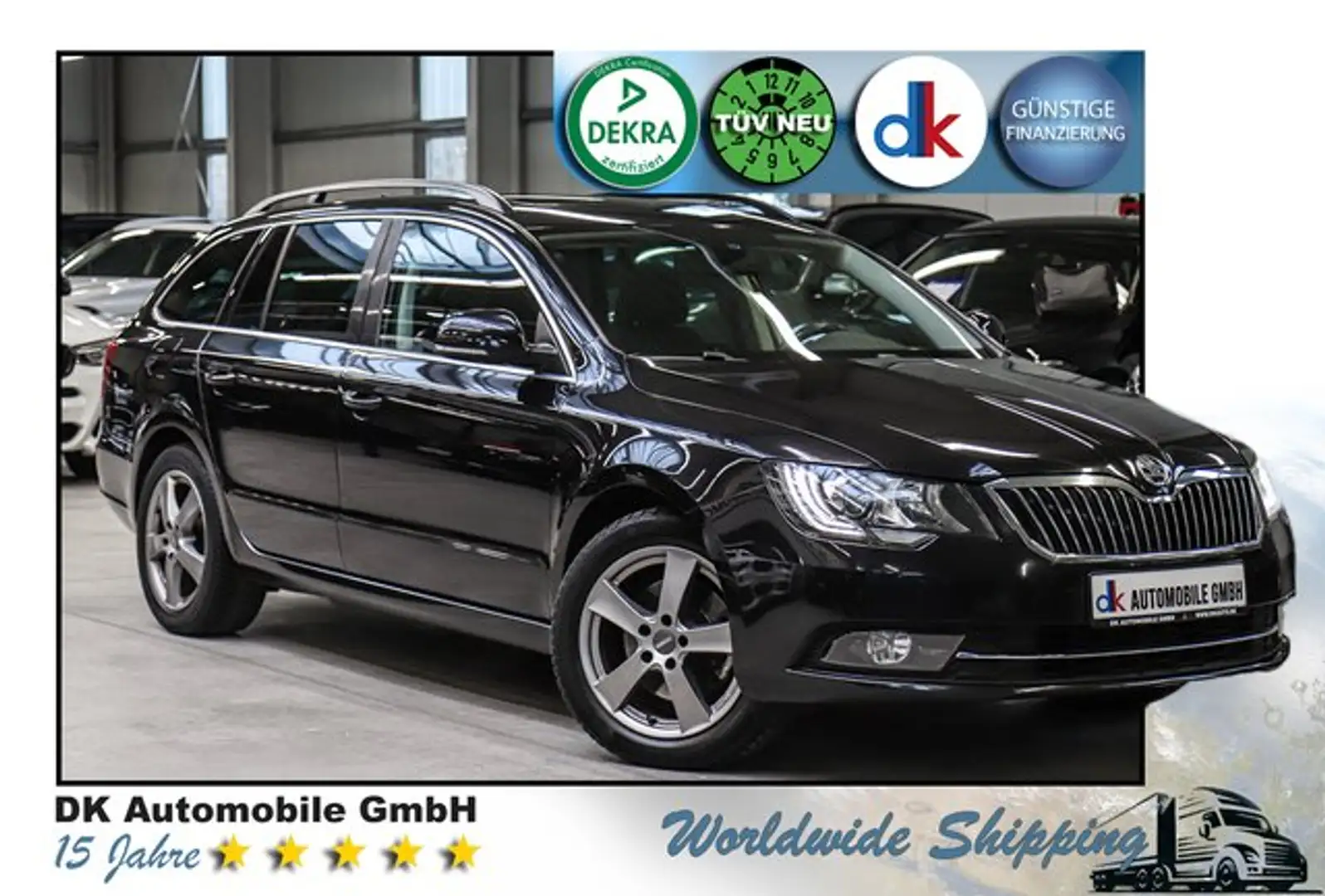 Skoda Superb Combi Exclusive Aut/PANORAMA/ANHÄNGER/NAVI Noir - 1