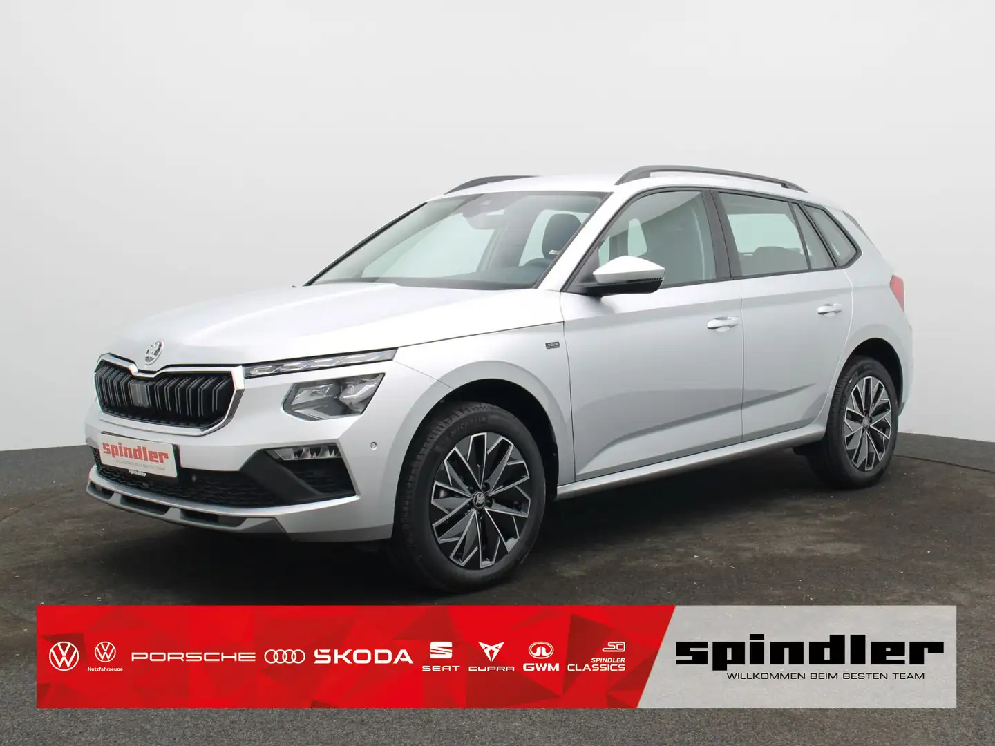 Skoda Kamiq Tour 1,0 TSI DSG / LED, AHK, SHZ Silber - 1