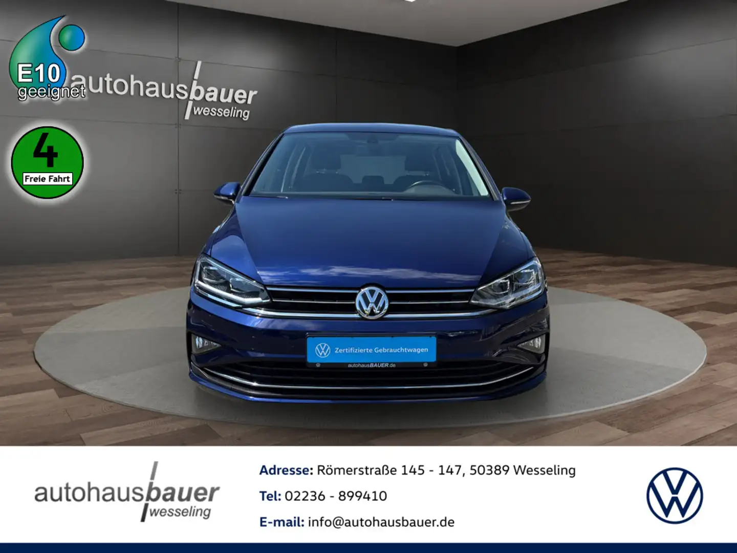 Volkswagen Golf Sportsvan 1.5 TSI Highline NAVI ACC LED Blau - 1