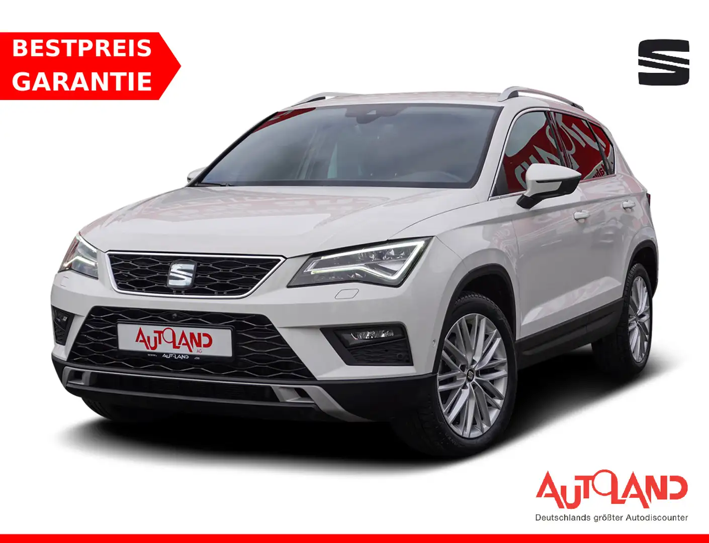 SEAT Ateca 2.0 TDI Xcellence LED Navi Totwinkel 360° Weiß - 1