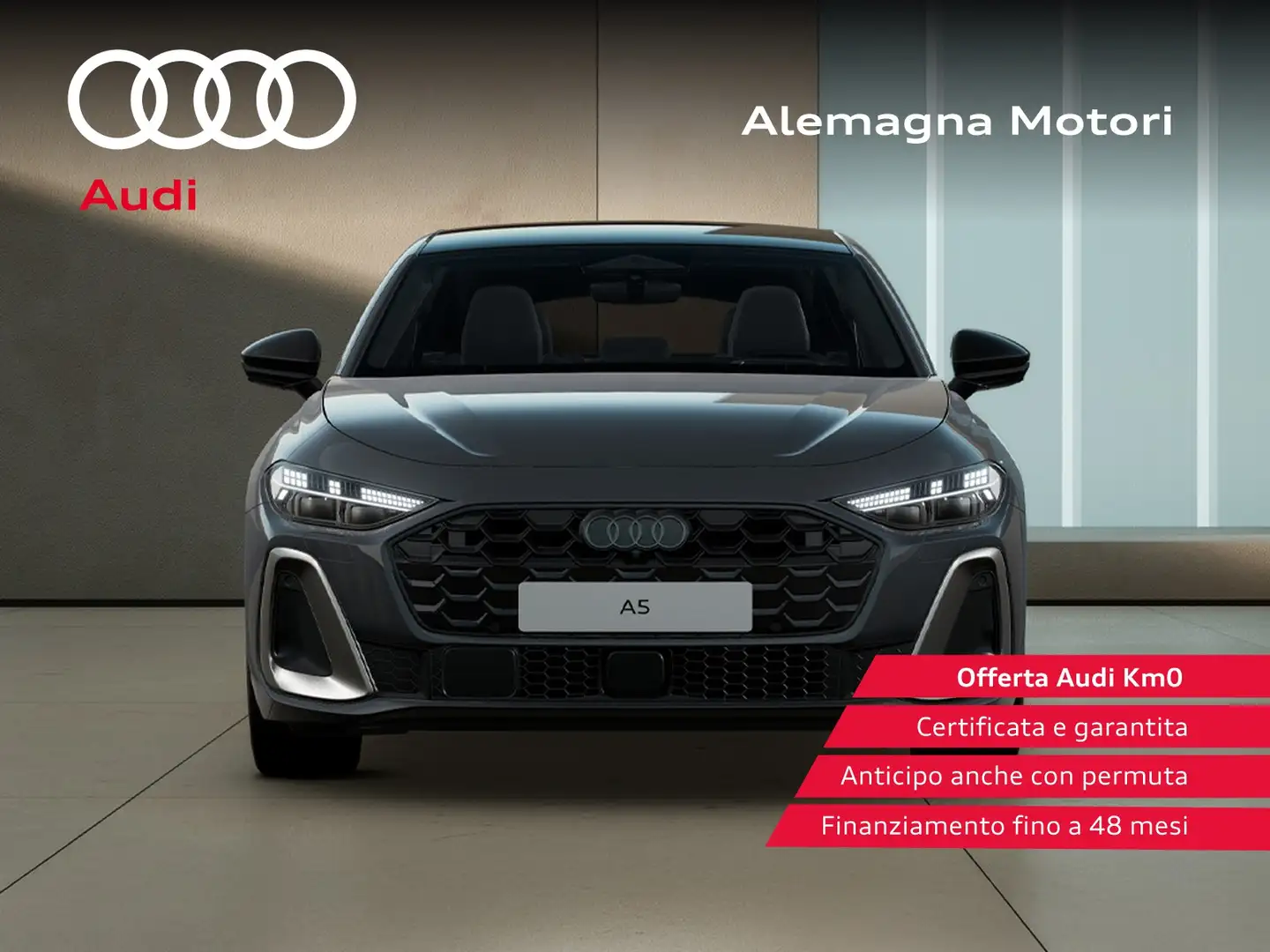 Audi A5 berlina 2.0 tdi mhev+ s line edition quattro 204cv Grigio - 2