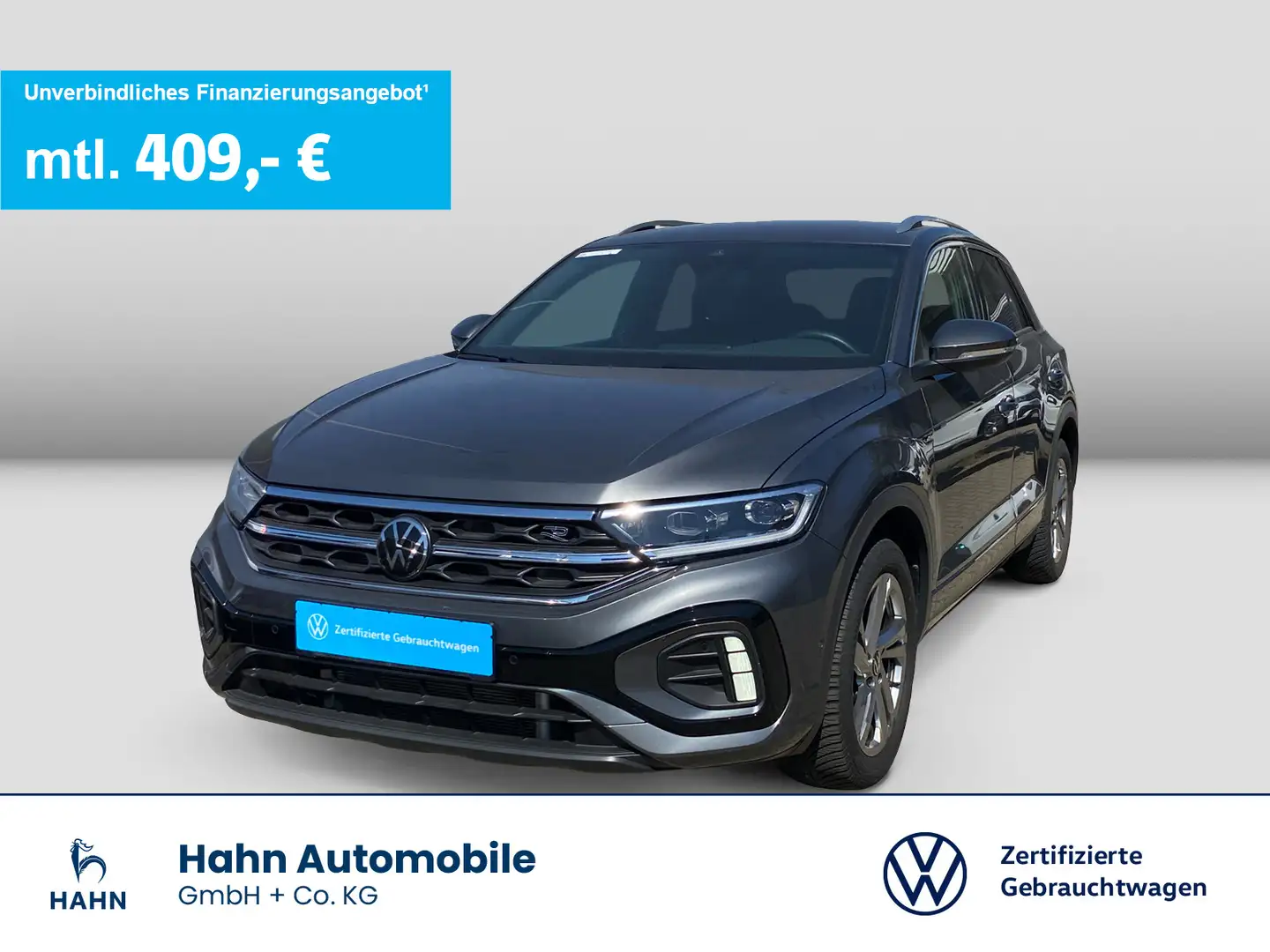 Volkswagen T-Roc 2.0TSI R-Line 4M DSG ACC PDC Climatr LED Gris - 1