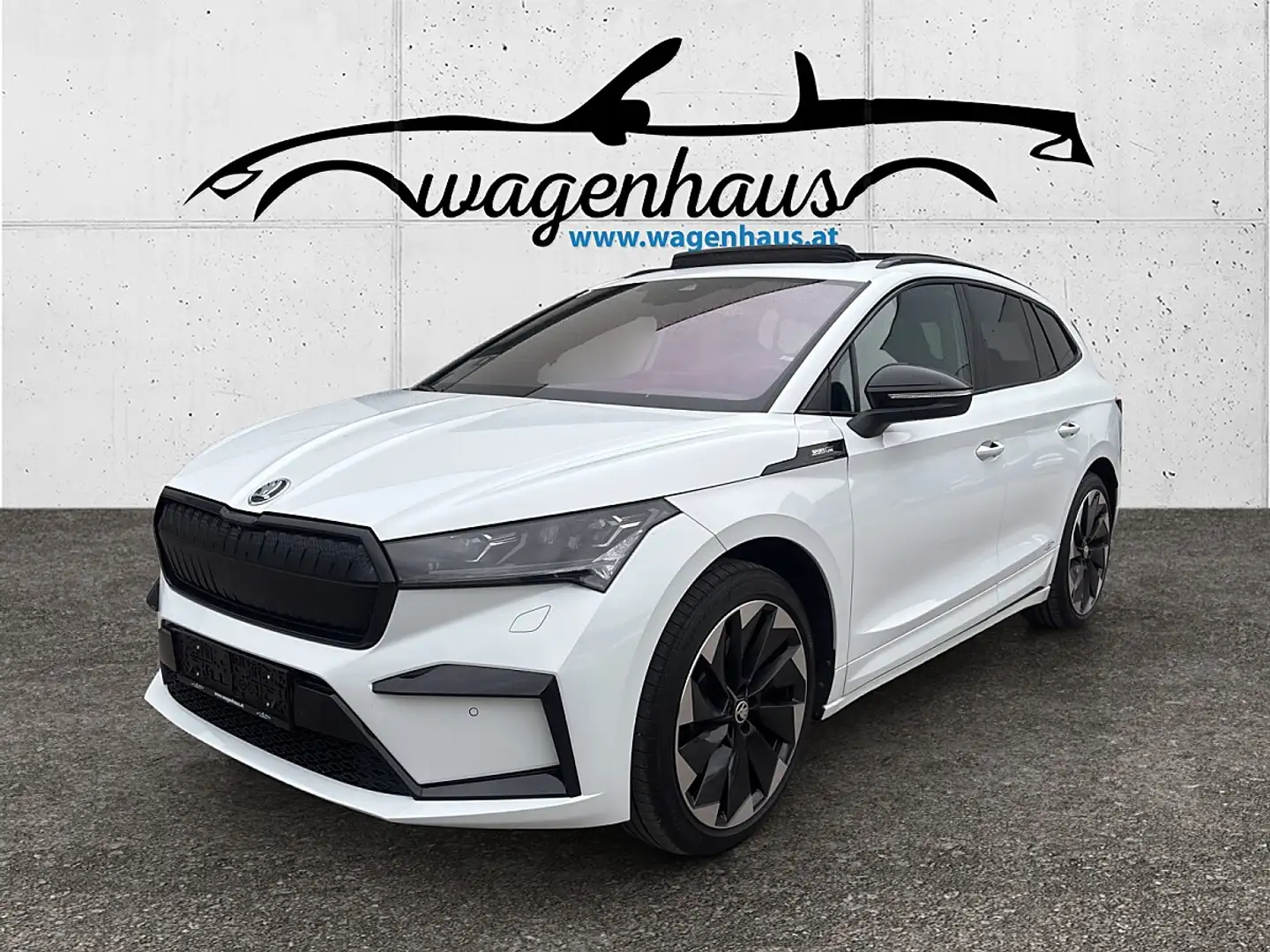 Skoda Enyaq iV 80 82kWh Sportline, ACC, 360 Grad, Schiebeda... Weiß - 1