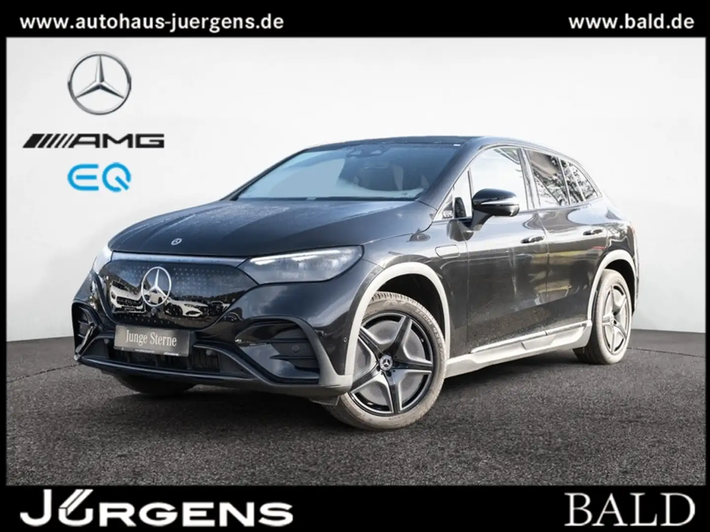 Mercedes-Benz EQE SUV EQE 350+ SUV AMG-Sport/Pano/Burm/360/Night/Distr Schwarz - 1