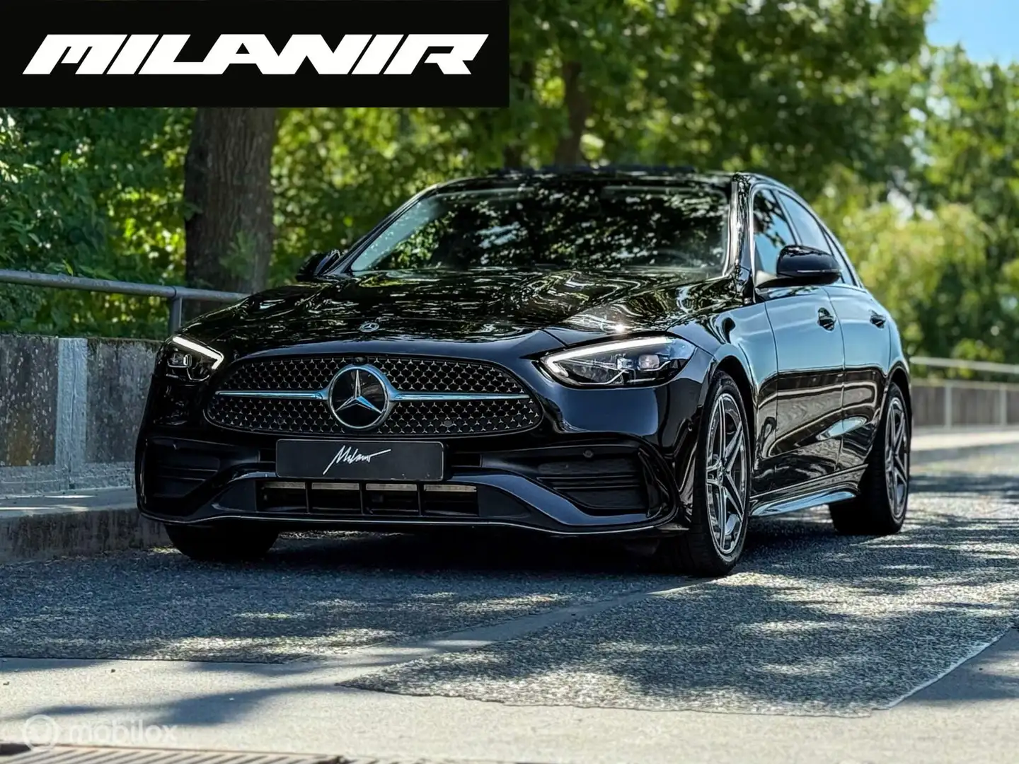 Mercedes-Benz C 220 C220d AMG Line | Pano | Camera | Stoelver. Zwart - 1