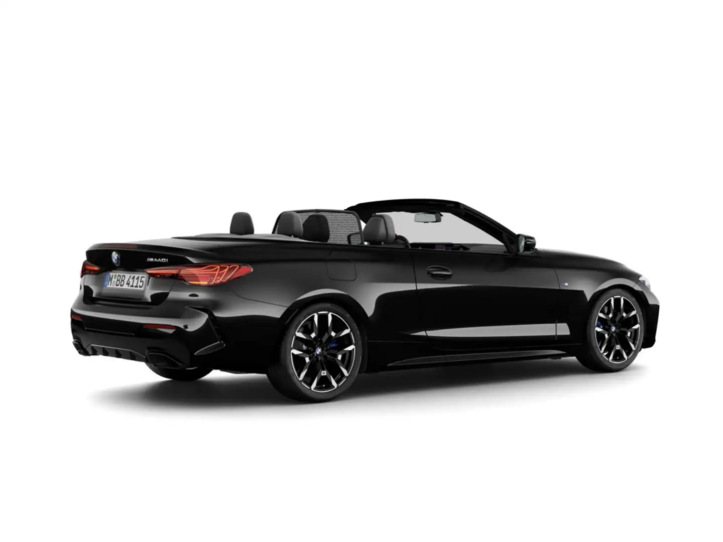 BMW 440 i Cabrio xDrive STANDHZ 360° ACC H/K NAVI Schwarz - 2