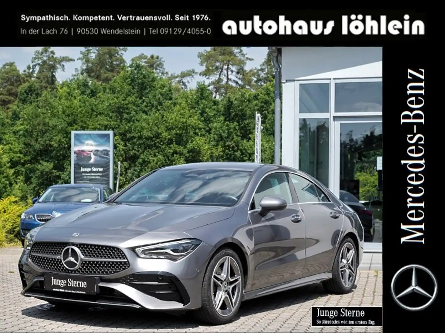 Mercedes-Benz CLA 180 AMG ADVP AMBIENTE+KAM+18''+LENKRADHZG+KE Grijs - 1