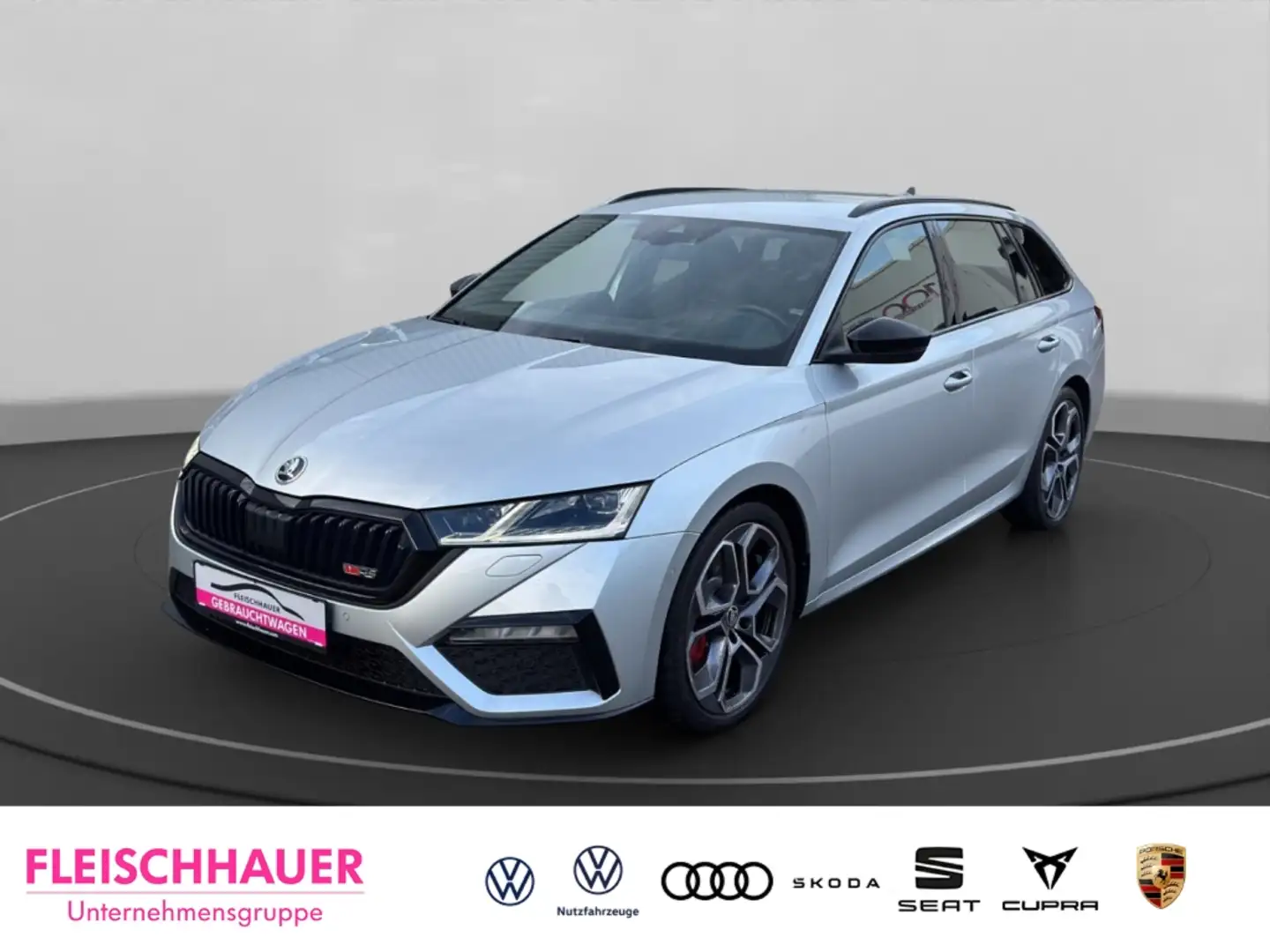 Skoda Octavia Combi RS Navi+ACC+HeadUp+LED+CarPlay+Sound-System Argent - 1