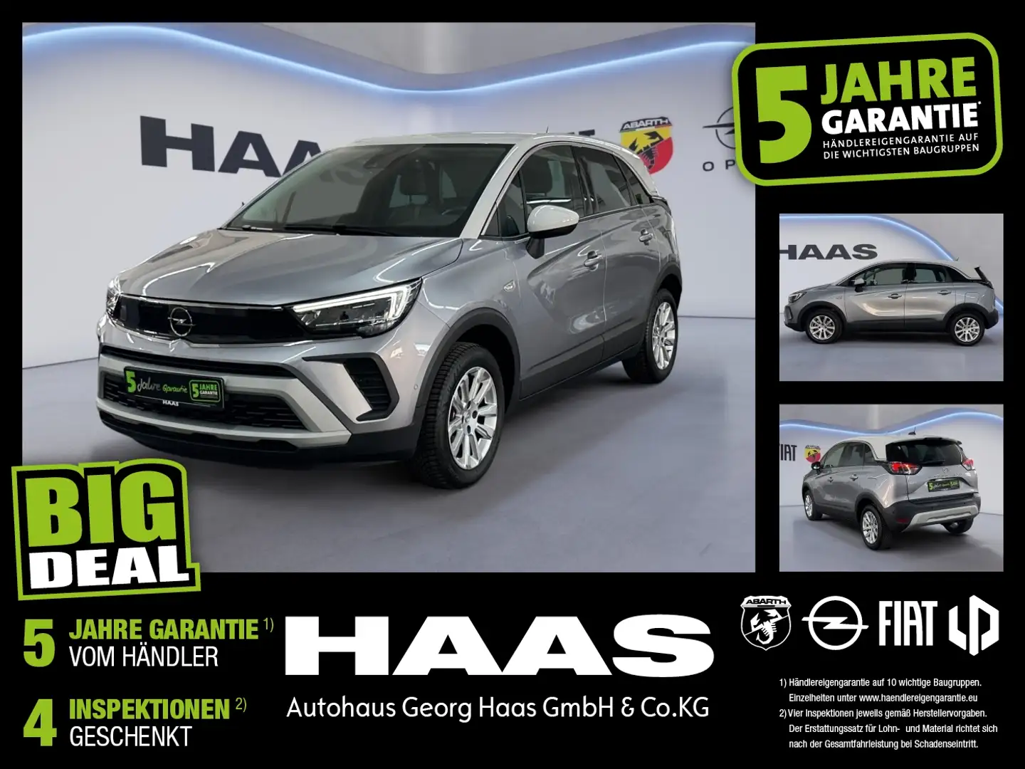 Opel Crossland 1.2 Turbo Elegance Klimaautomatik, Navi Gris - 1