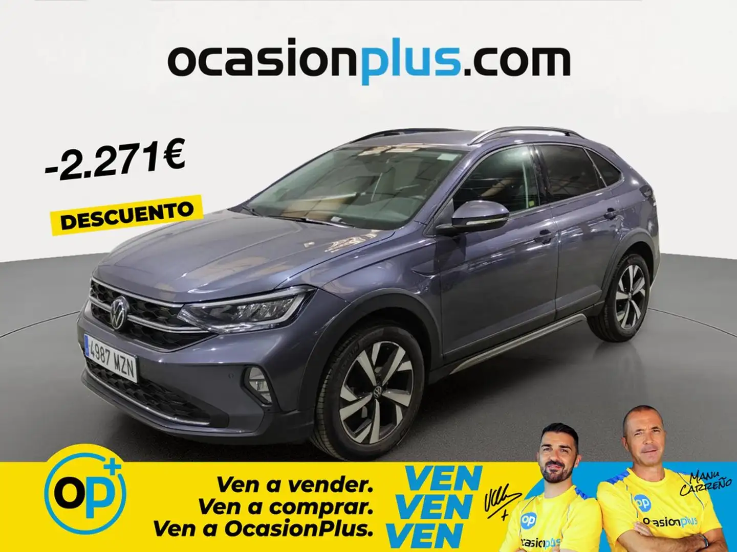 Volkswagen Taigo 1.0 TSI Más DSG 85kW Gris - 1
