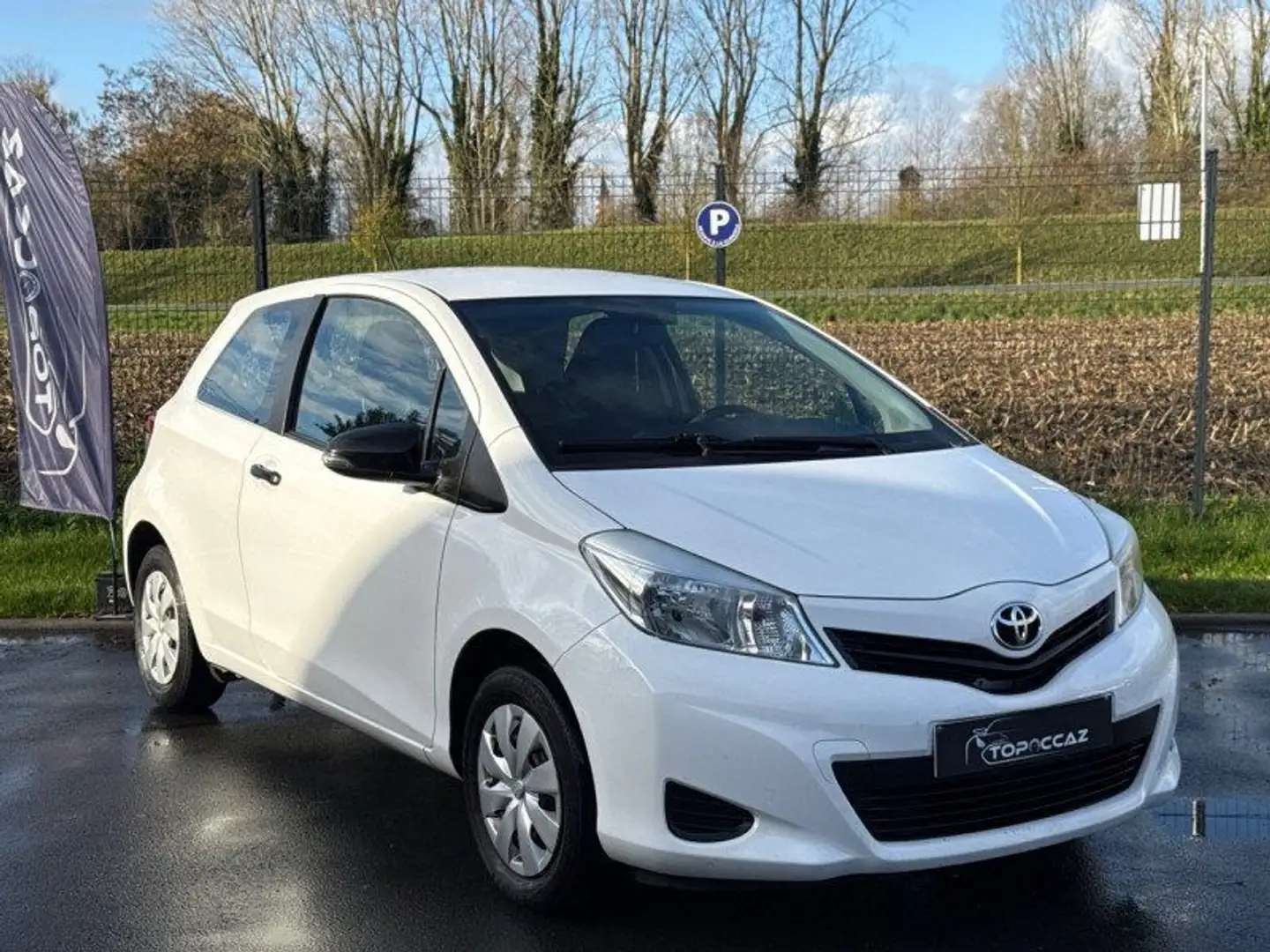 Toyota Yaris 69 VVT-I TENDANCE * 126.000KM * 2013 * GARANTIE Blanc - 2