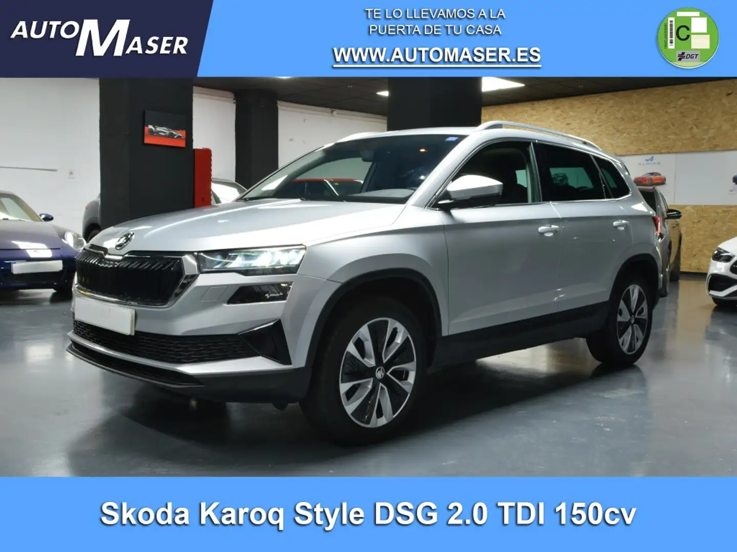 Skoda Karoq 2.0TDI AdBlue Style 4x4 DSG 110kW Plateado - 1