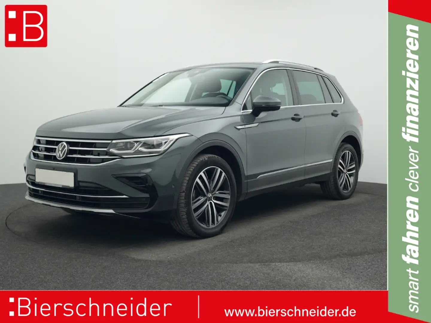 Volkswagen Tiguan 2.0 TDI DSG Elegance PANO KAMERA NAVI SHZ IQ.LIGHT Grau - 1