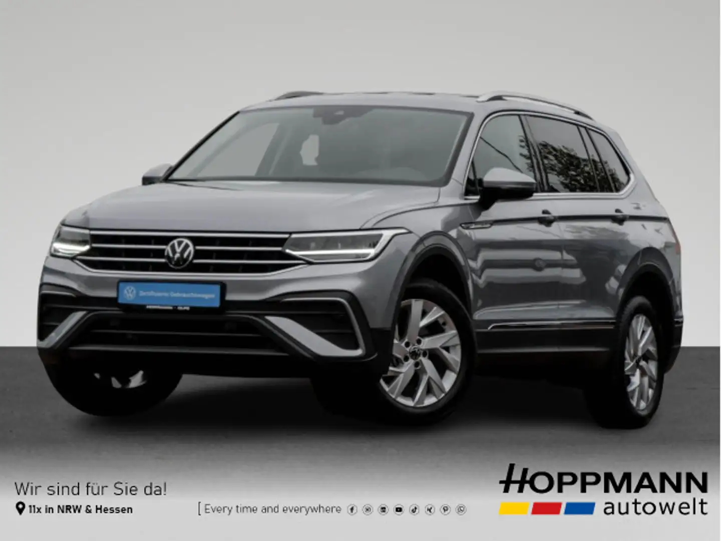 Volkswagen Tiguan Allspace 1.5 TSI Life DSG 7-Sitzer AHK LE Silber - 1