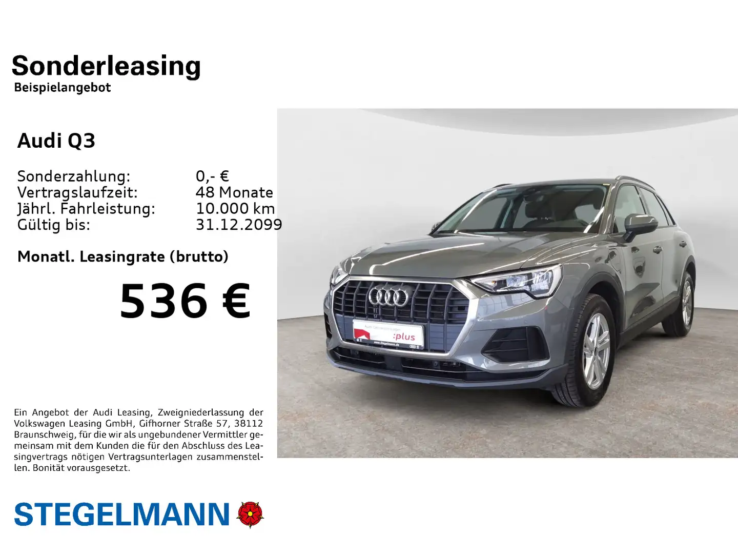 Audi Q3 45 TFSIe S-tronic *LED*Navi*Pano* Grau - 2