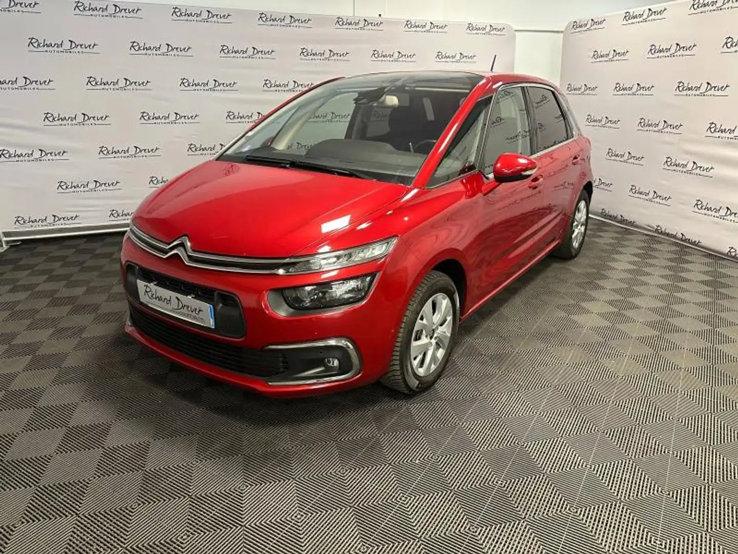 Citroen C4 SpaceTourer PureTech 130ch S\u0026S Feel EAT8 E6.d-TEMP Rouge - 1