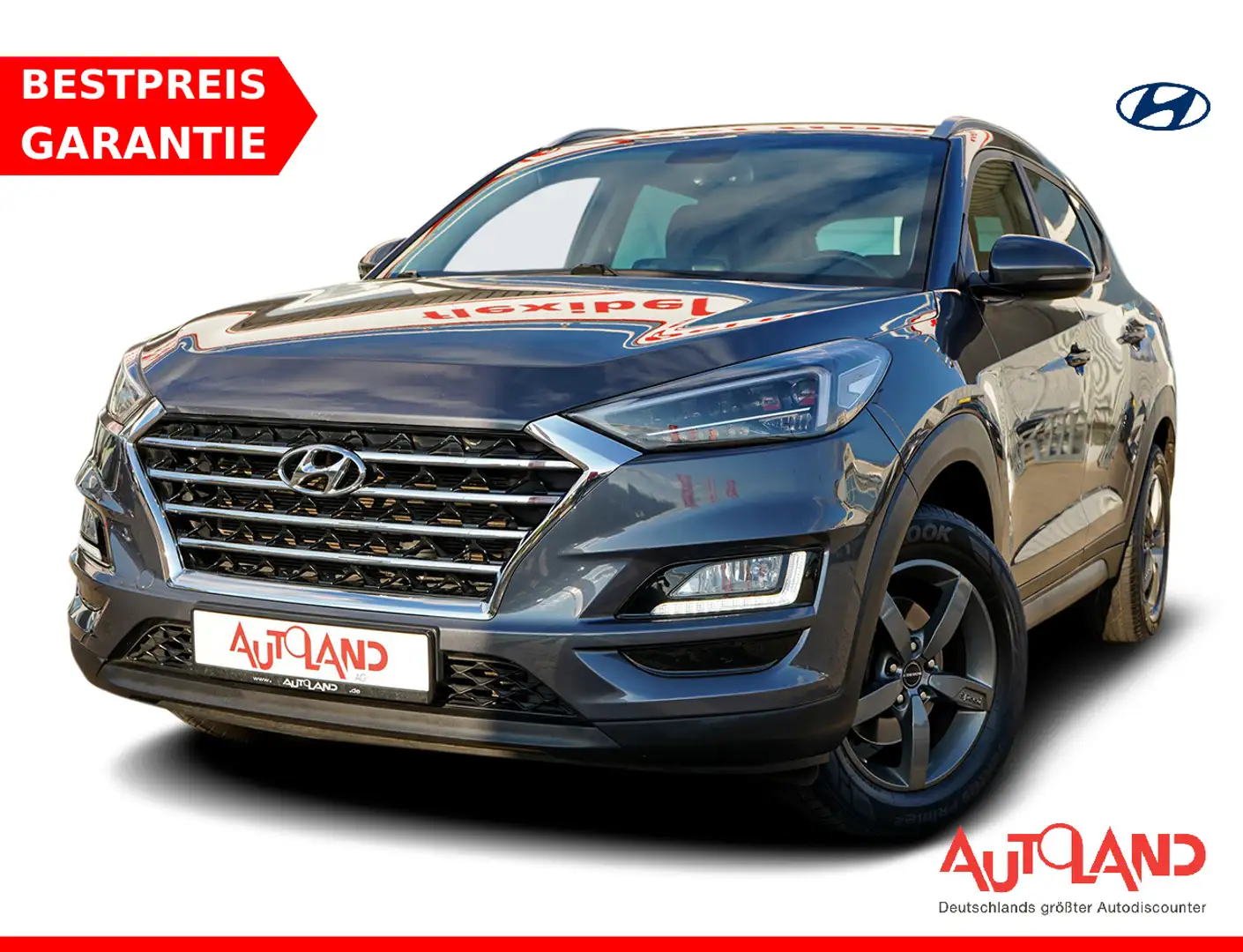 Hyundai TUCSON 1.6 GDI AAC Navi LED SHZ PDC Kam Temp Gris - 1