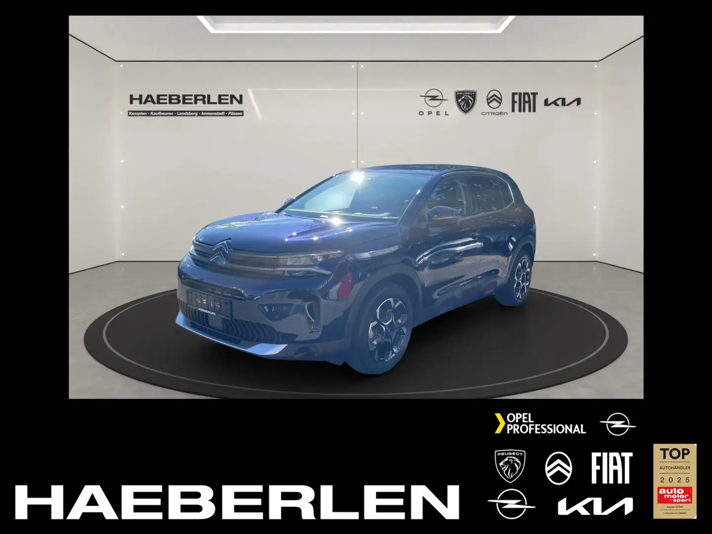 Citroen C5 Aircross 1.2 PureTech 130 PLUS KlimaA Leder Albastru - 1