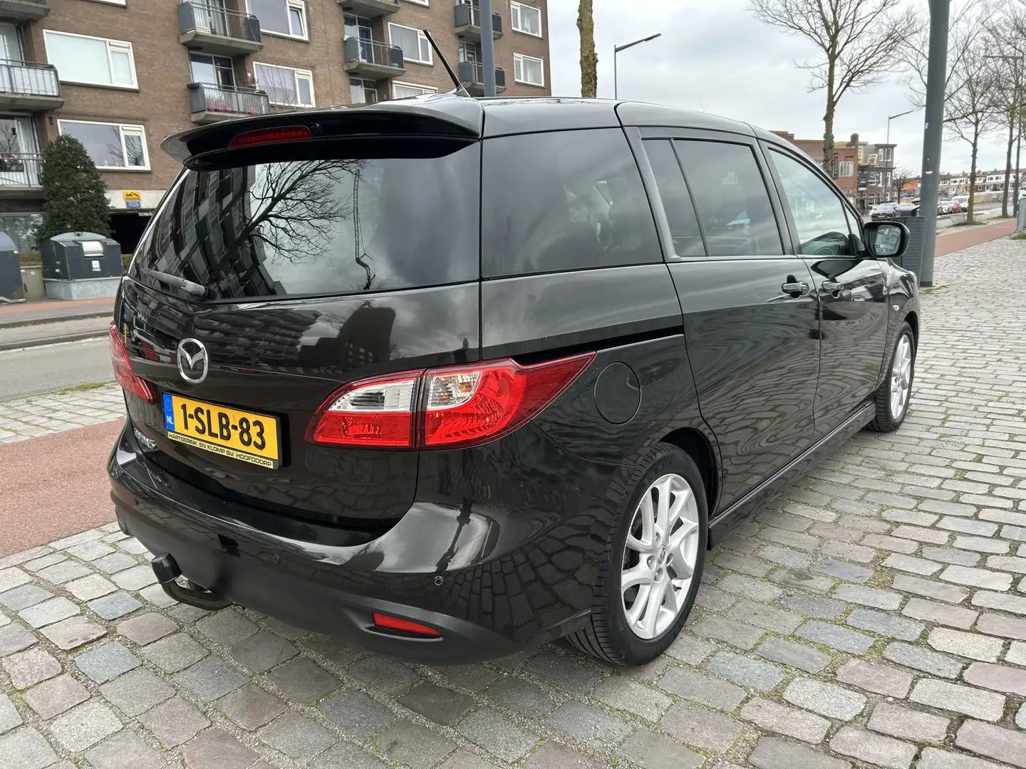 Mazda 5 2.0 TS+ 7 persoons navi airco/ecc leer Negro - 2