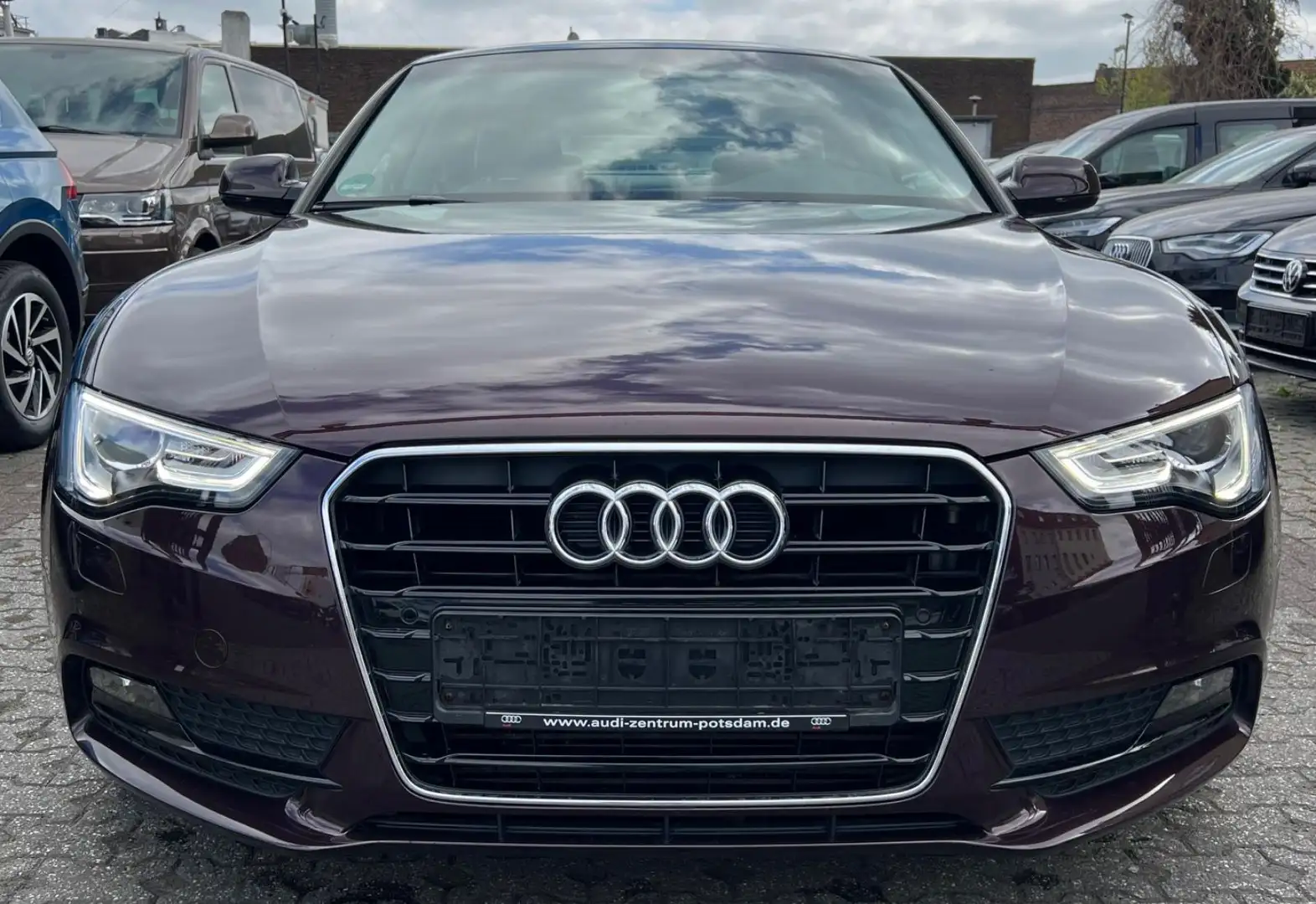 Audi A5 COUPE 2.0 TDI-AUTOMATIK-XENON PLUS-PDC- Rojo - 2
