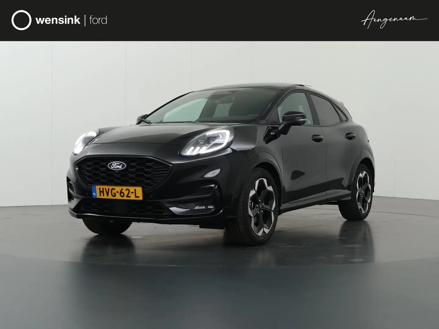 Ford Puma 1.0 EcoBoost Hybrid ST-Line X | Panoramadak | Trek Zwart - 1