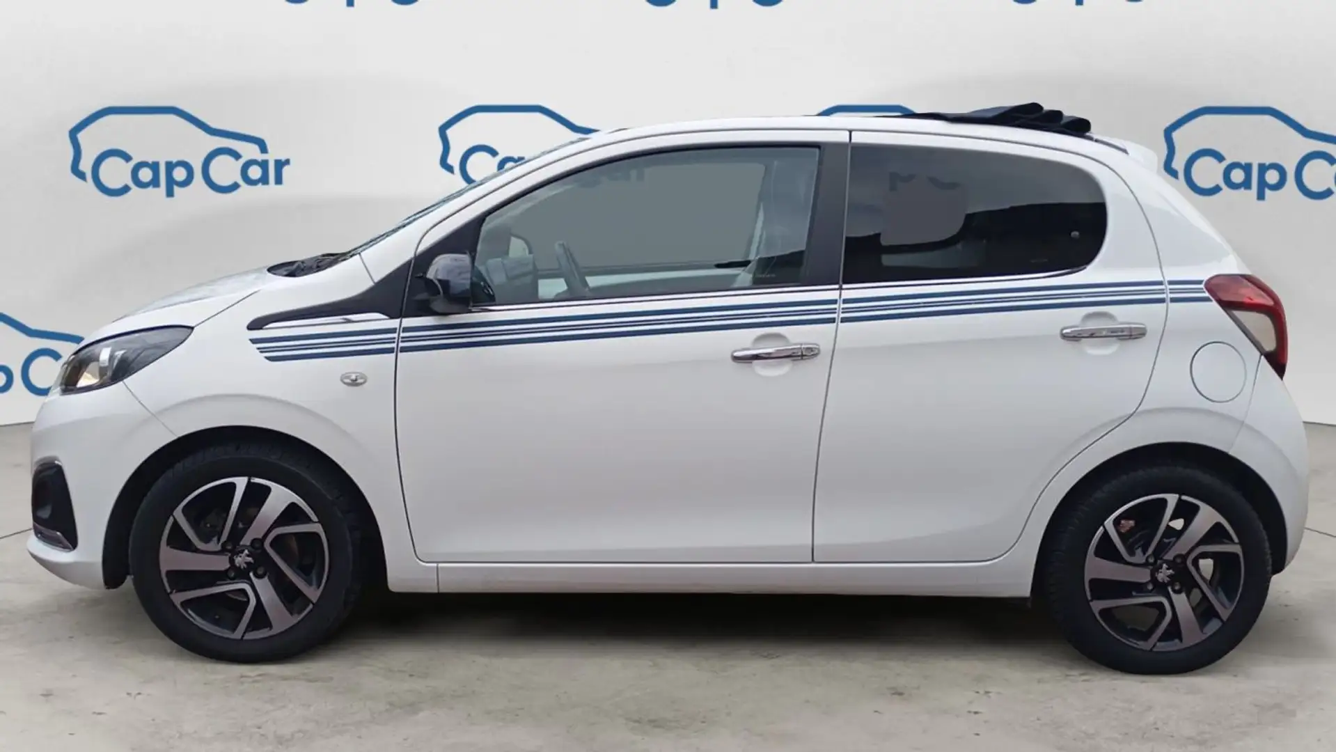 Peugeot 108 1.2 VTi 82 Collection Top! - Toit ouvrant Blanc - 2
