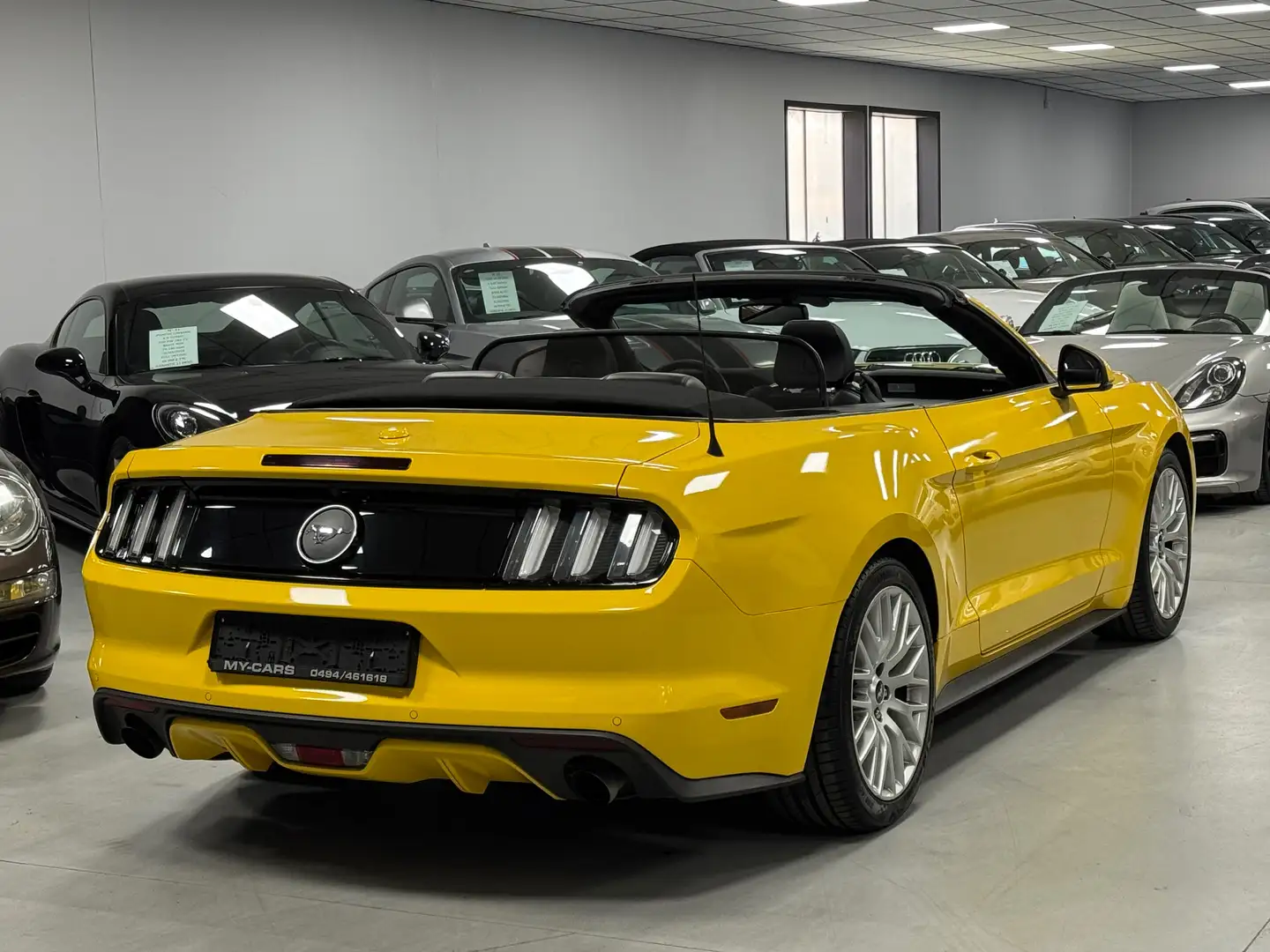 Ford Mustang Cabrio 2.3 Clim Cuir Gps Camera Xenon Full Opt Jaune - 2